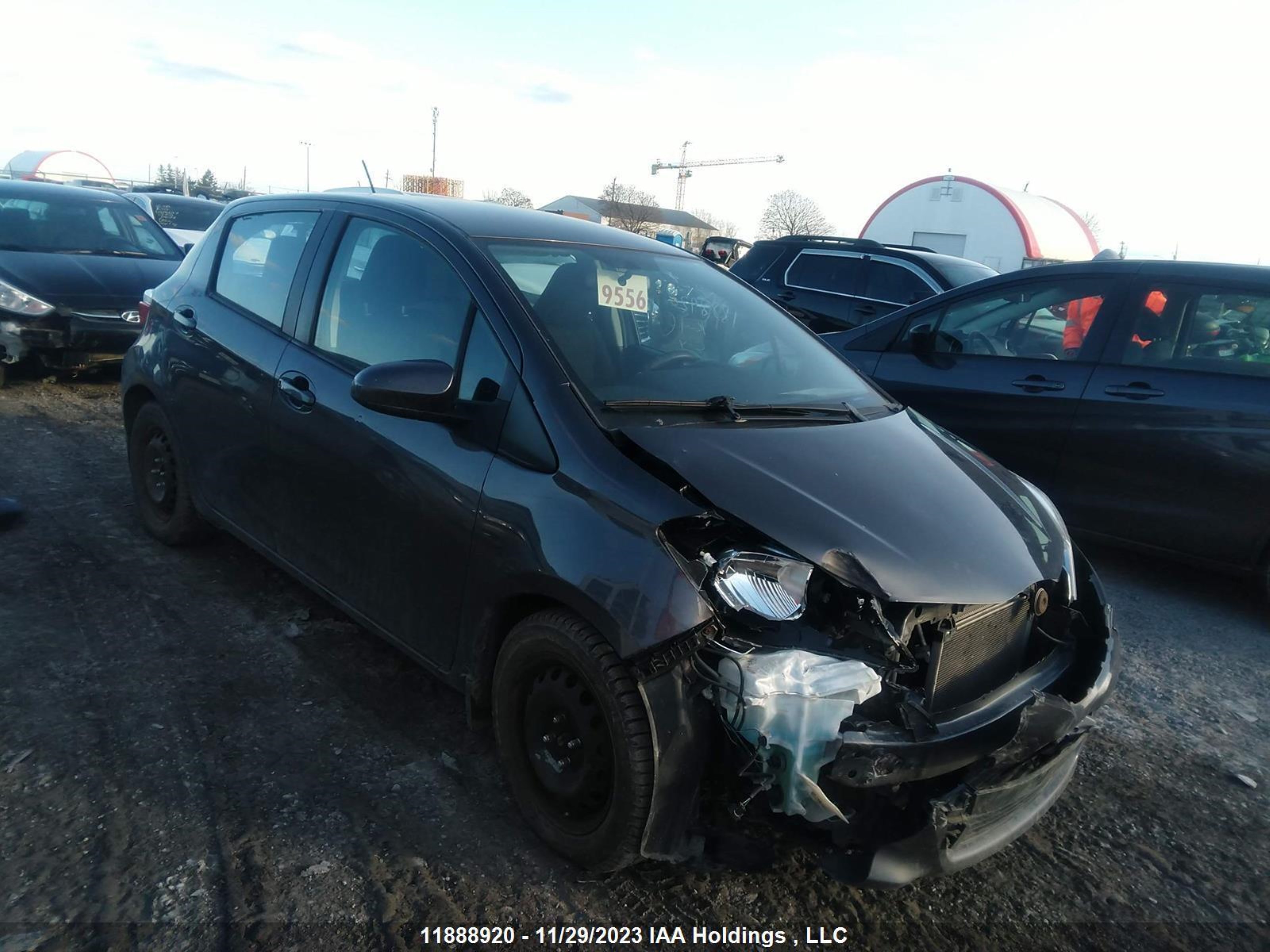 TOYOTA YARIS 2014 vnkktud3xea011639