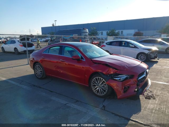 MERCEDES-BENZ CLA 250 COUPE 2022 w1k5j4gb5nn322330