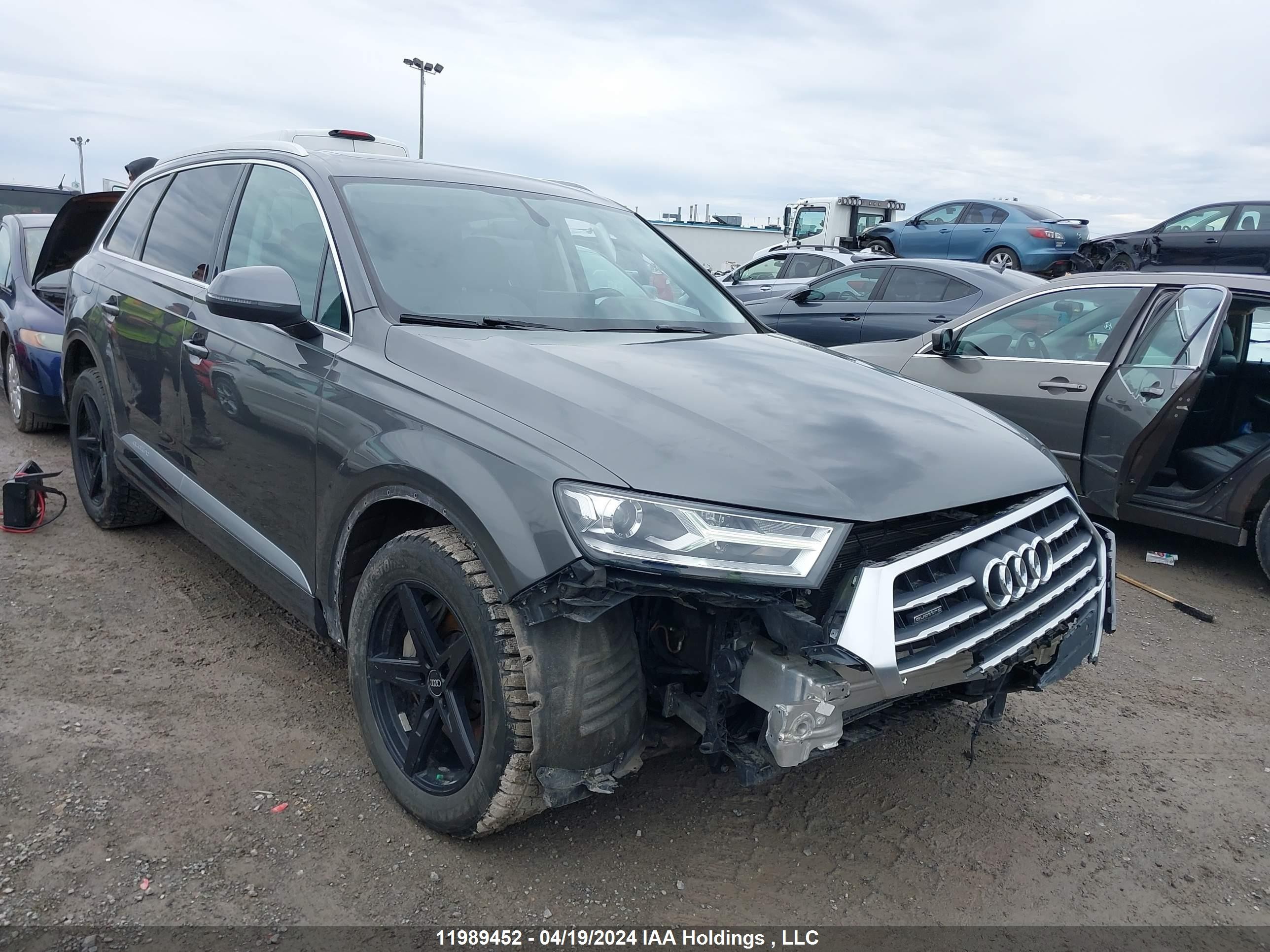 AUDI Q7 2019 wa1aaaf76kd032341