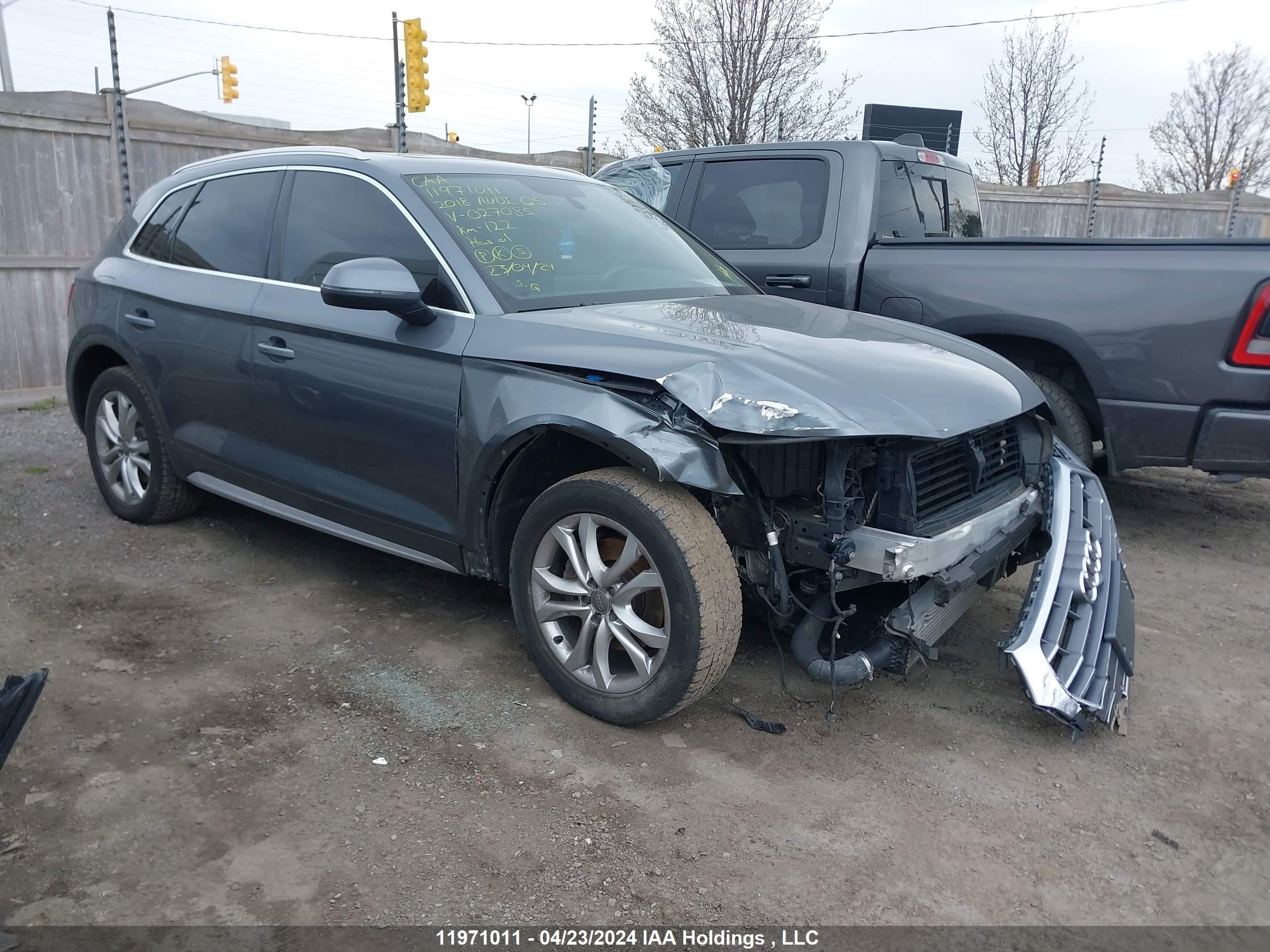 AUDI Q5 2018 wa1bnafy6j2027085