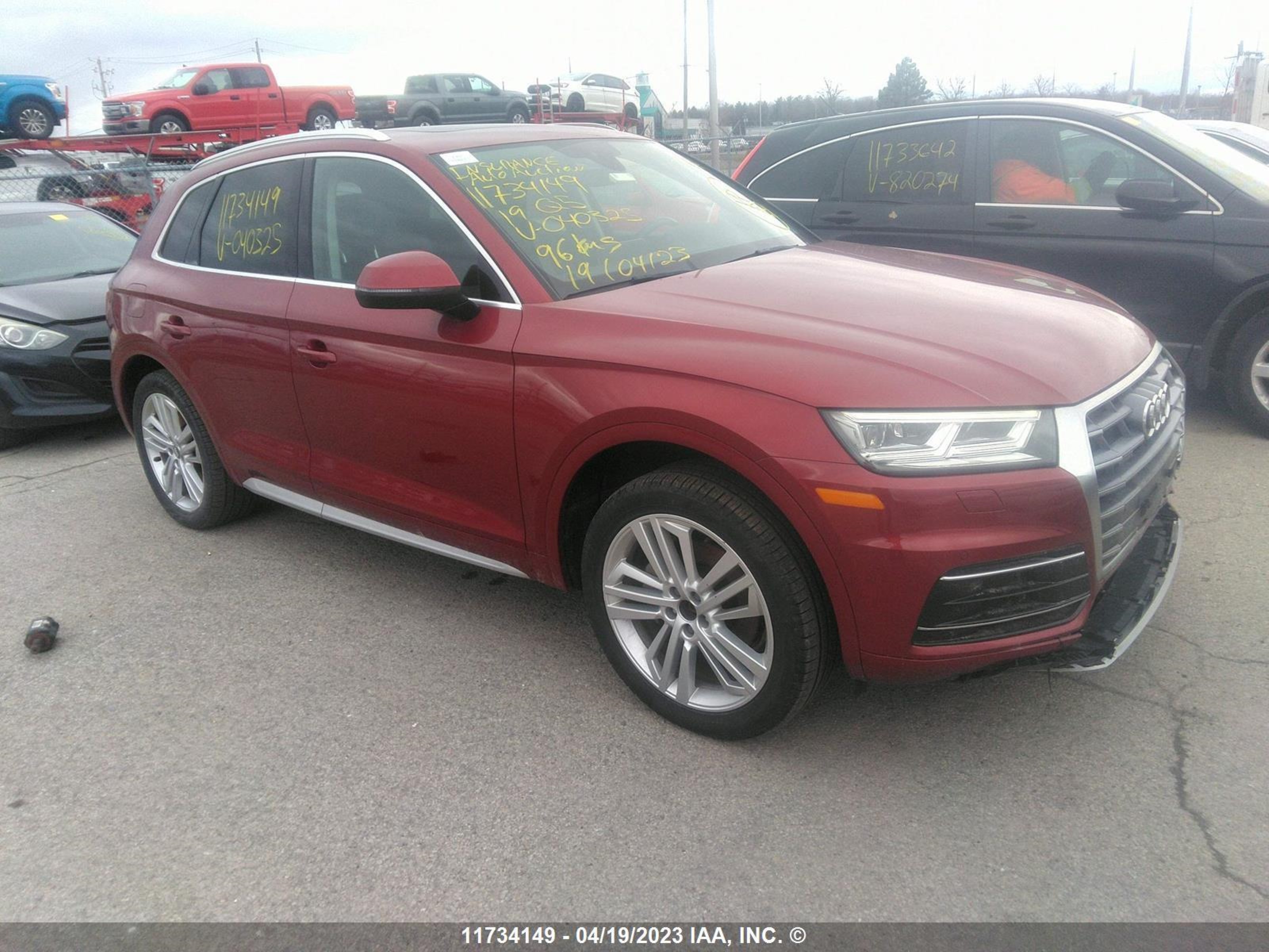 AUDI Q5 2019 wa1bnafy8k2040325