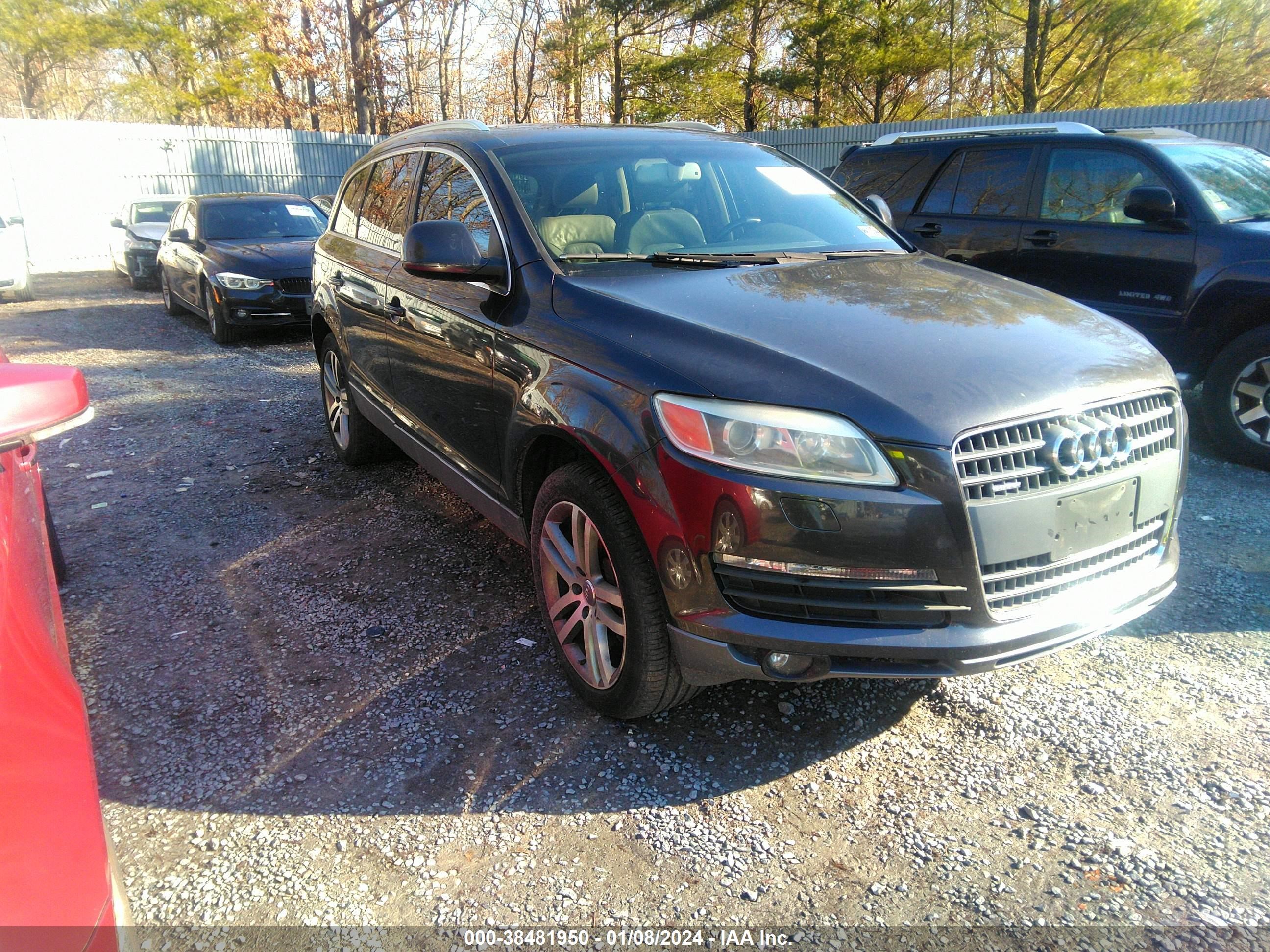 AUDI Q7 2007 wa1bv74l77d011954