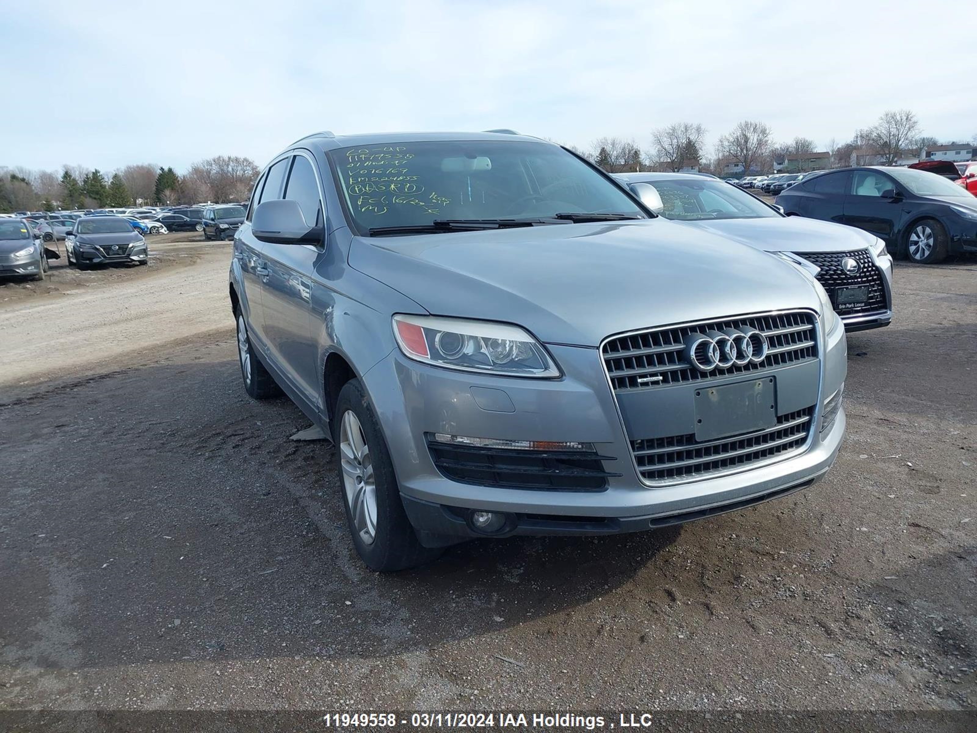 AUDI Q7 2007 wa1by74l87d076769