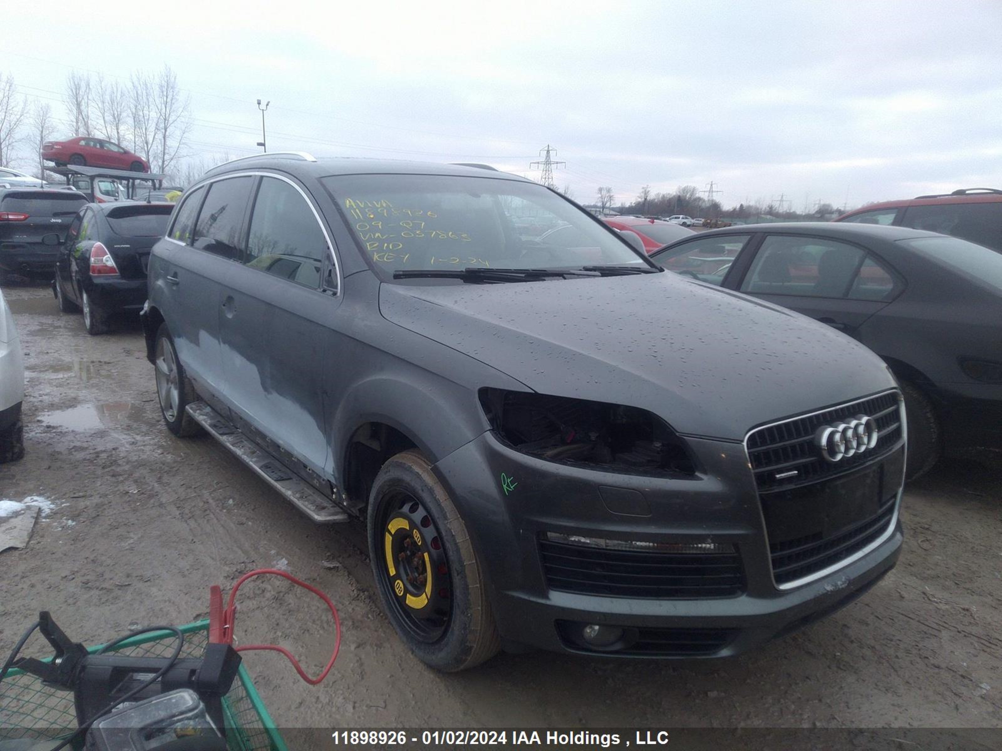 AUDI Q7 2009 wa1cy64l19d037863