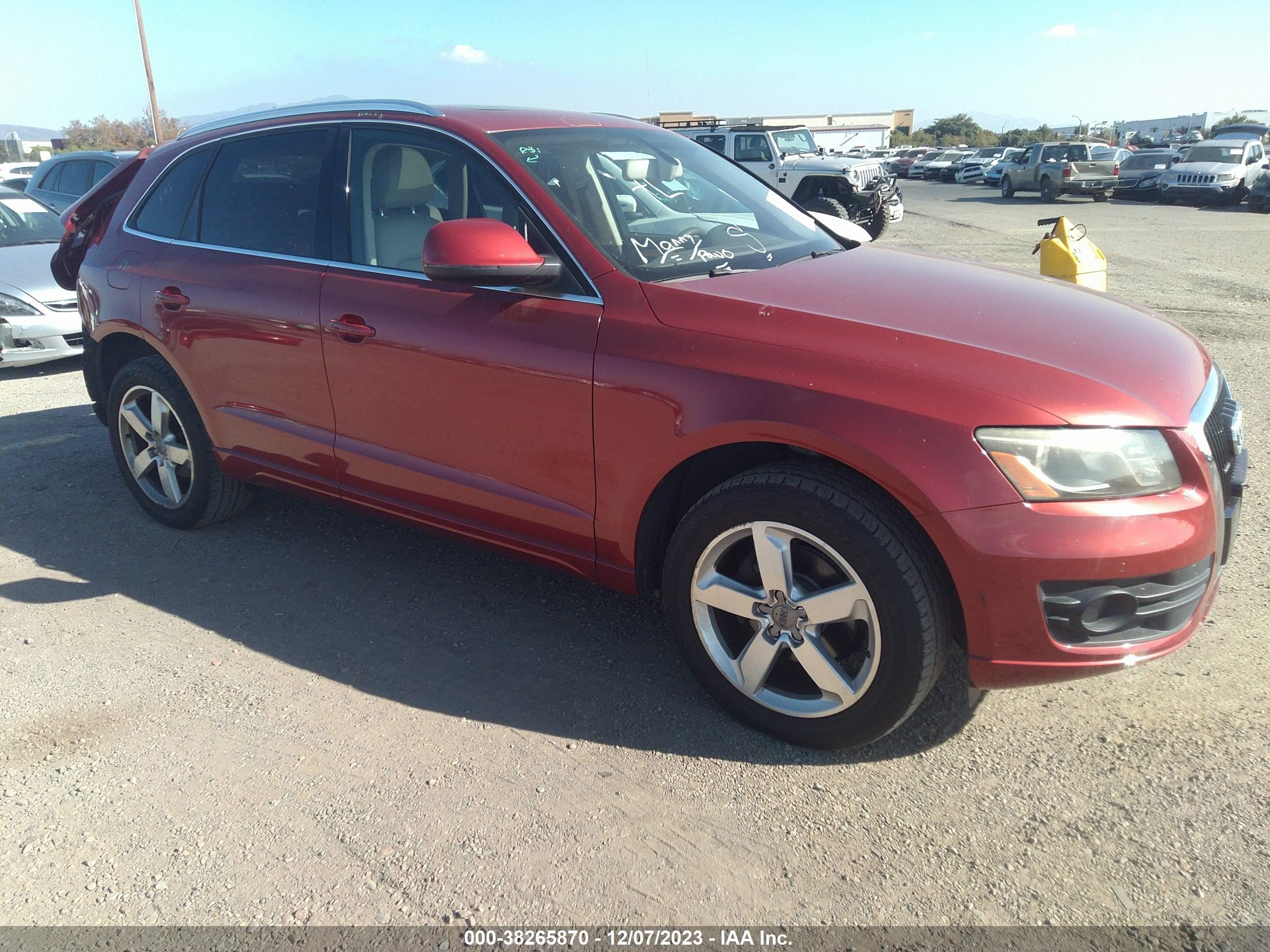 AUDI Q5 2009 wa1kk78r69a045430