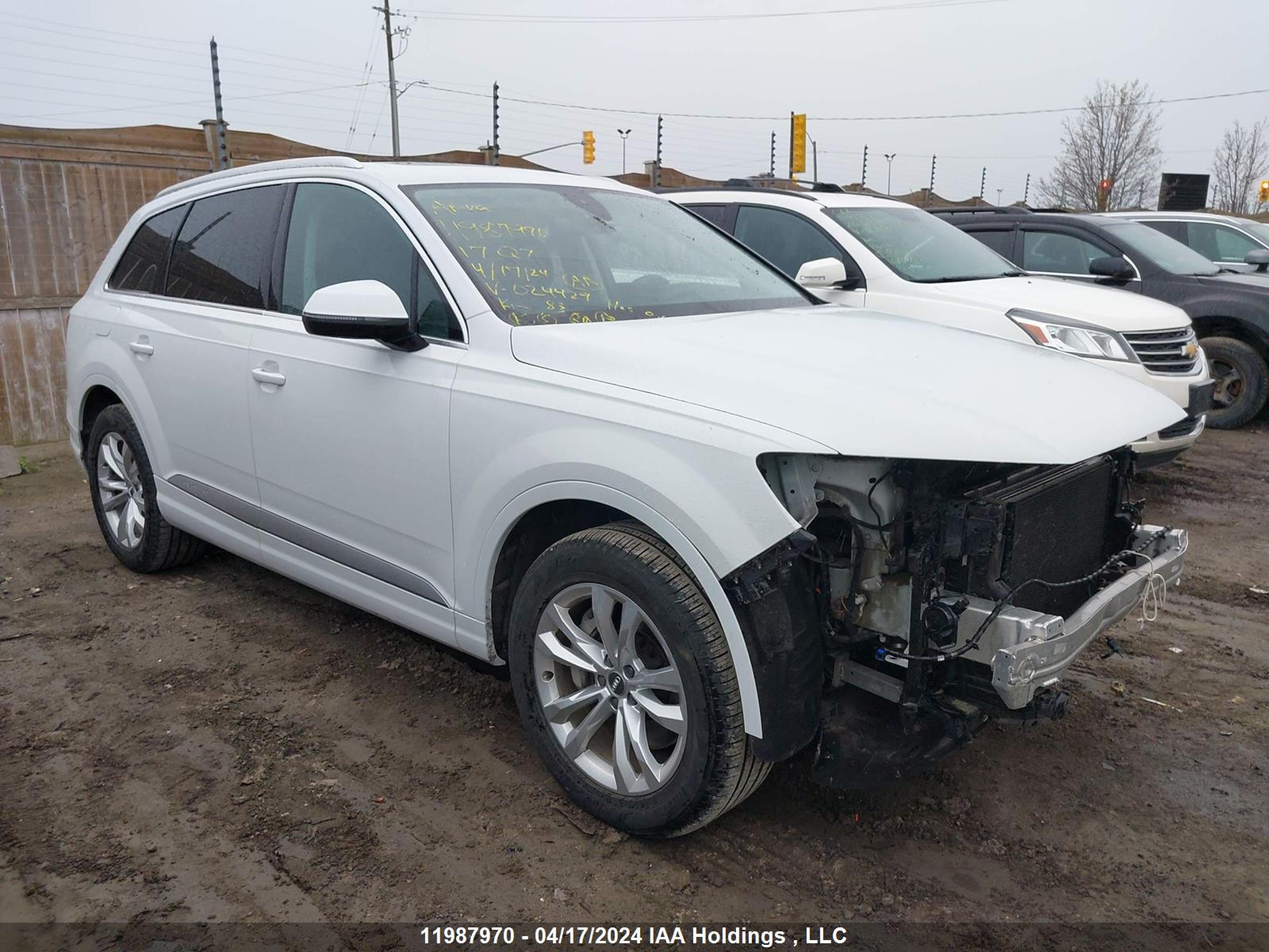 AUDI Q7 2017 wa1laaf70hd024429