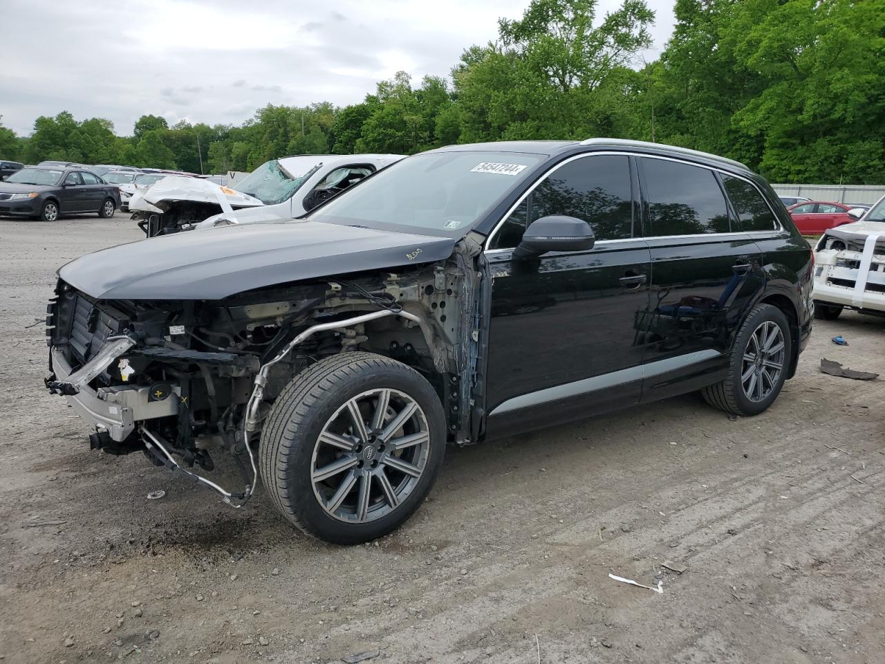 AUDI Q7 2017 wa1laaf72hd057383