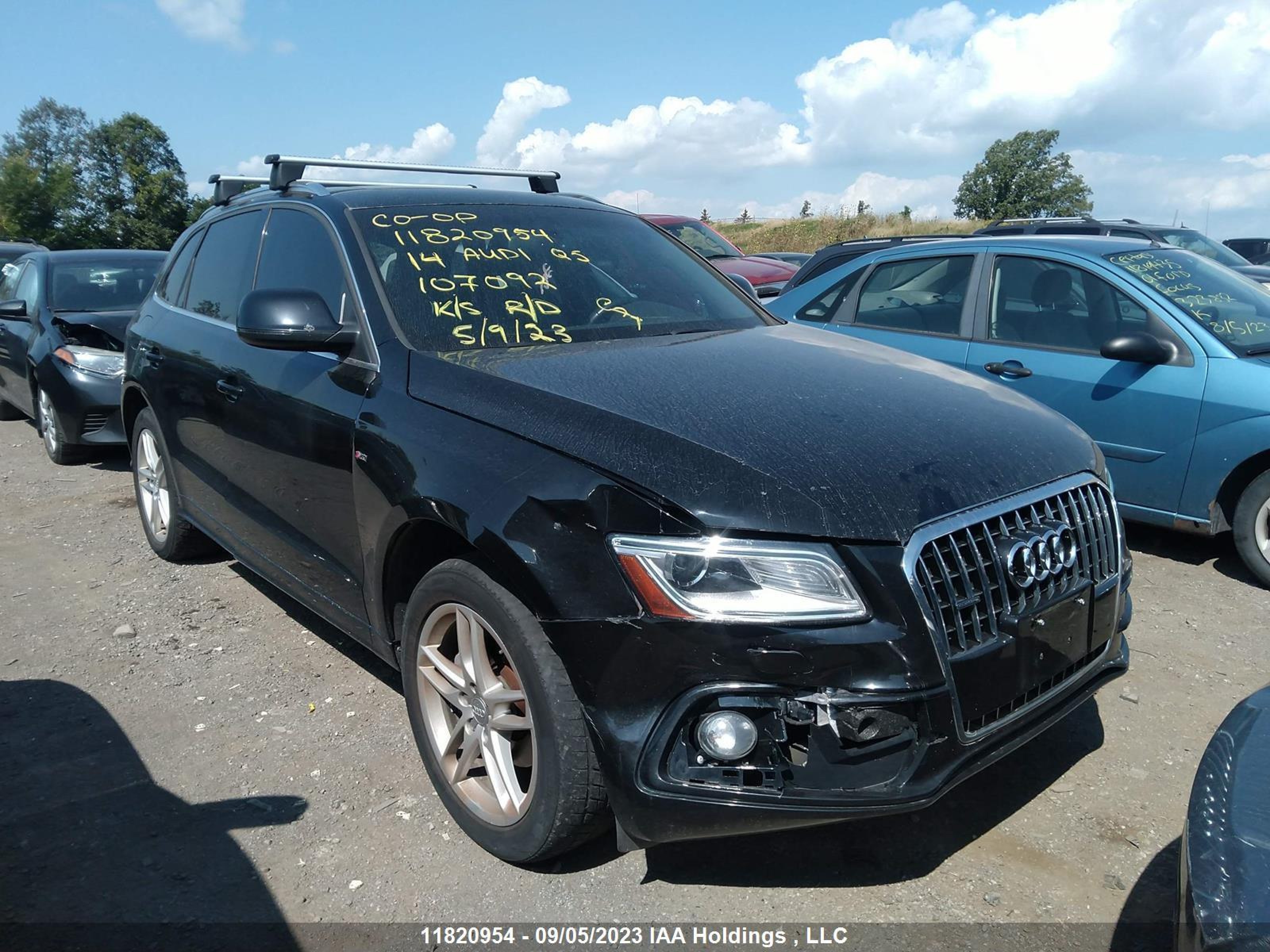 AUDI Q5 2014 wa1mfcfp3ea107092