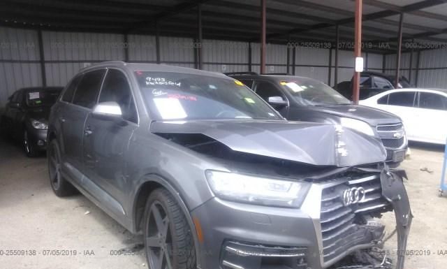 AUDI Q7 2017 wa1vabf7xhd009001