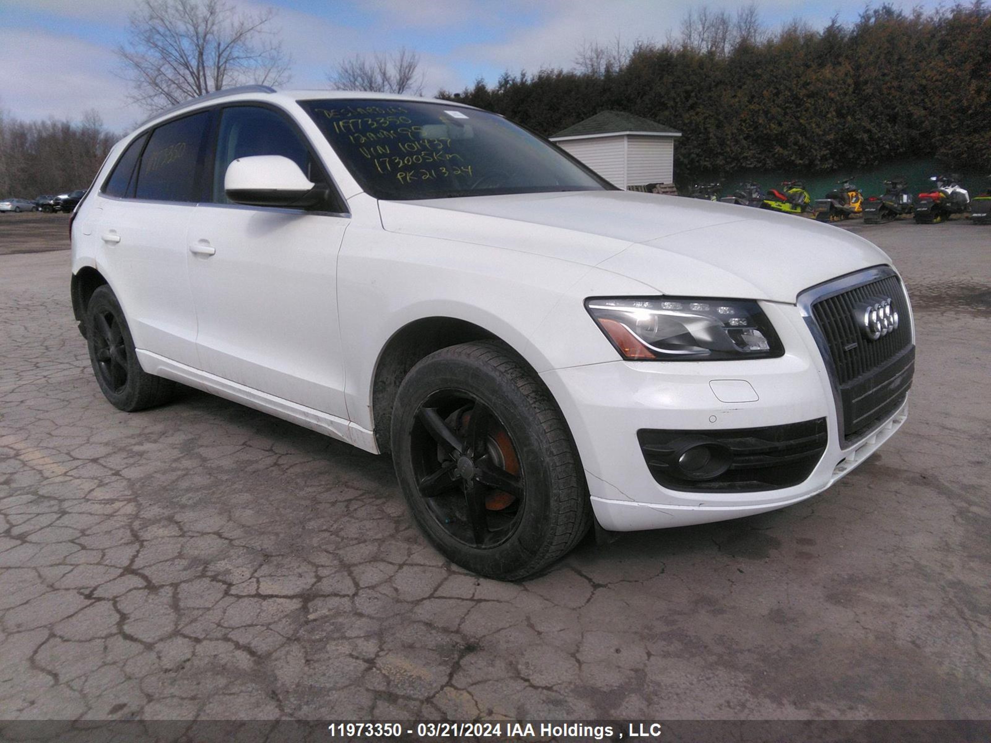 AUDI Q5 2012 wa1vfcfp1ca101437