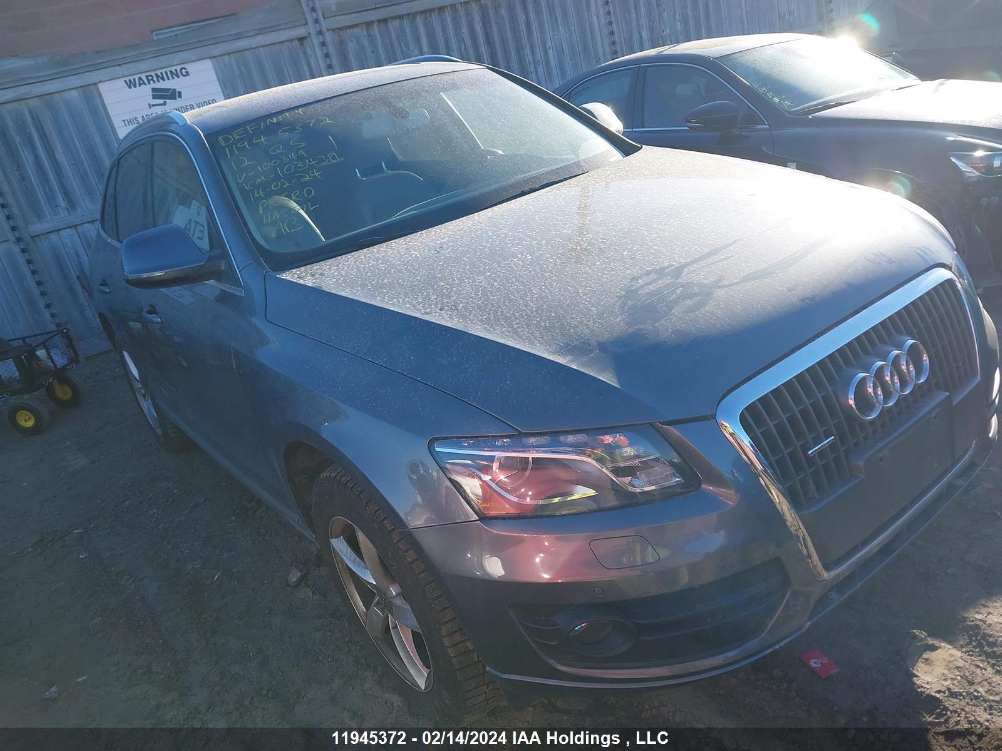 AUDI Q5 2012 wa1vfcfpxca100349