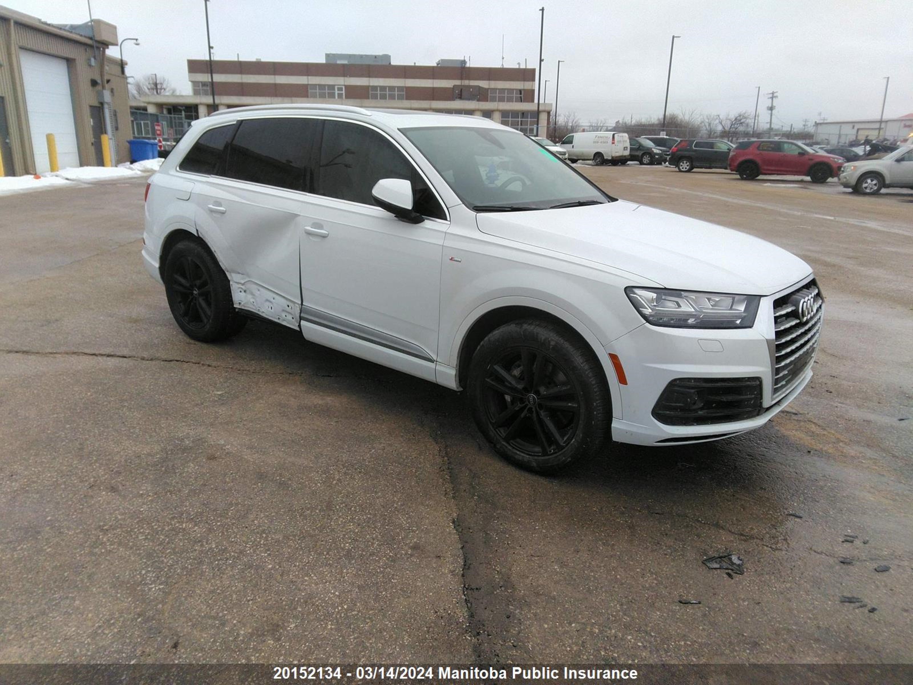 AUDI Q7 2017 wa1waaf75hd005016