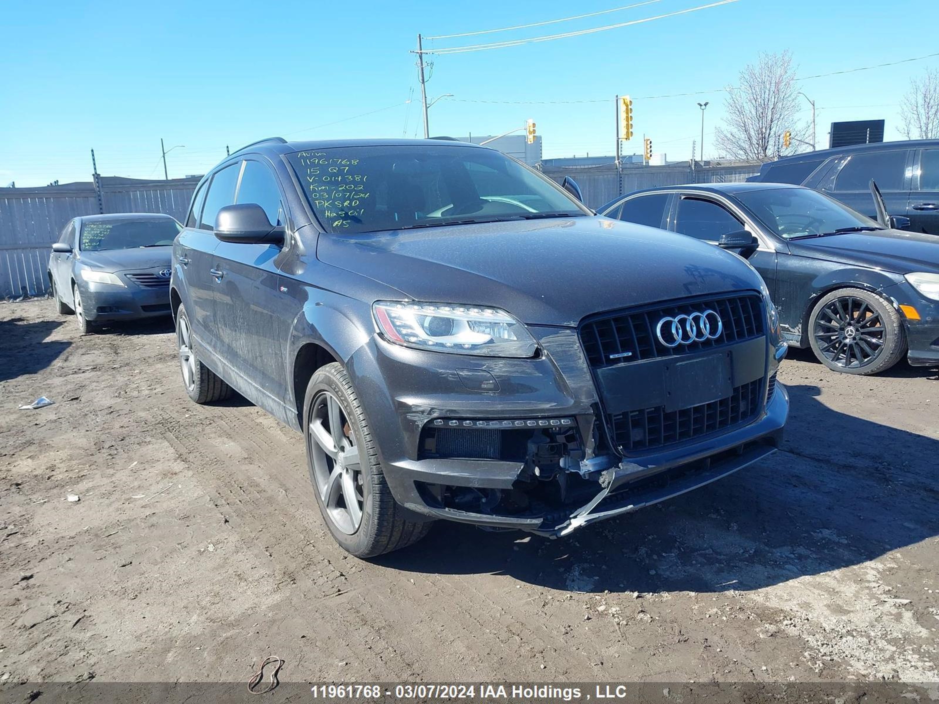 AUDI Q7 2015 wa1wgcfexfd014381