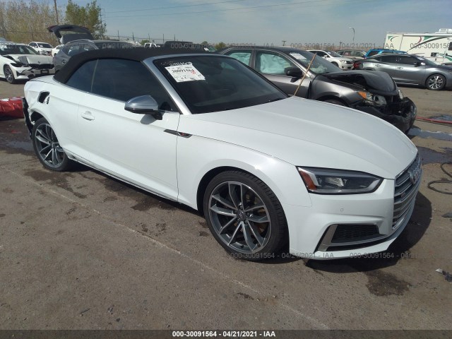 AUDI S5 CABRIOLET 2018 wau24gf58jn009636