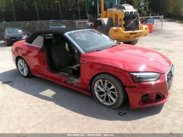 AUDI A5 CABRIOLET 2022 wau2agf57nn006032