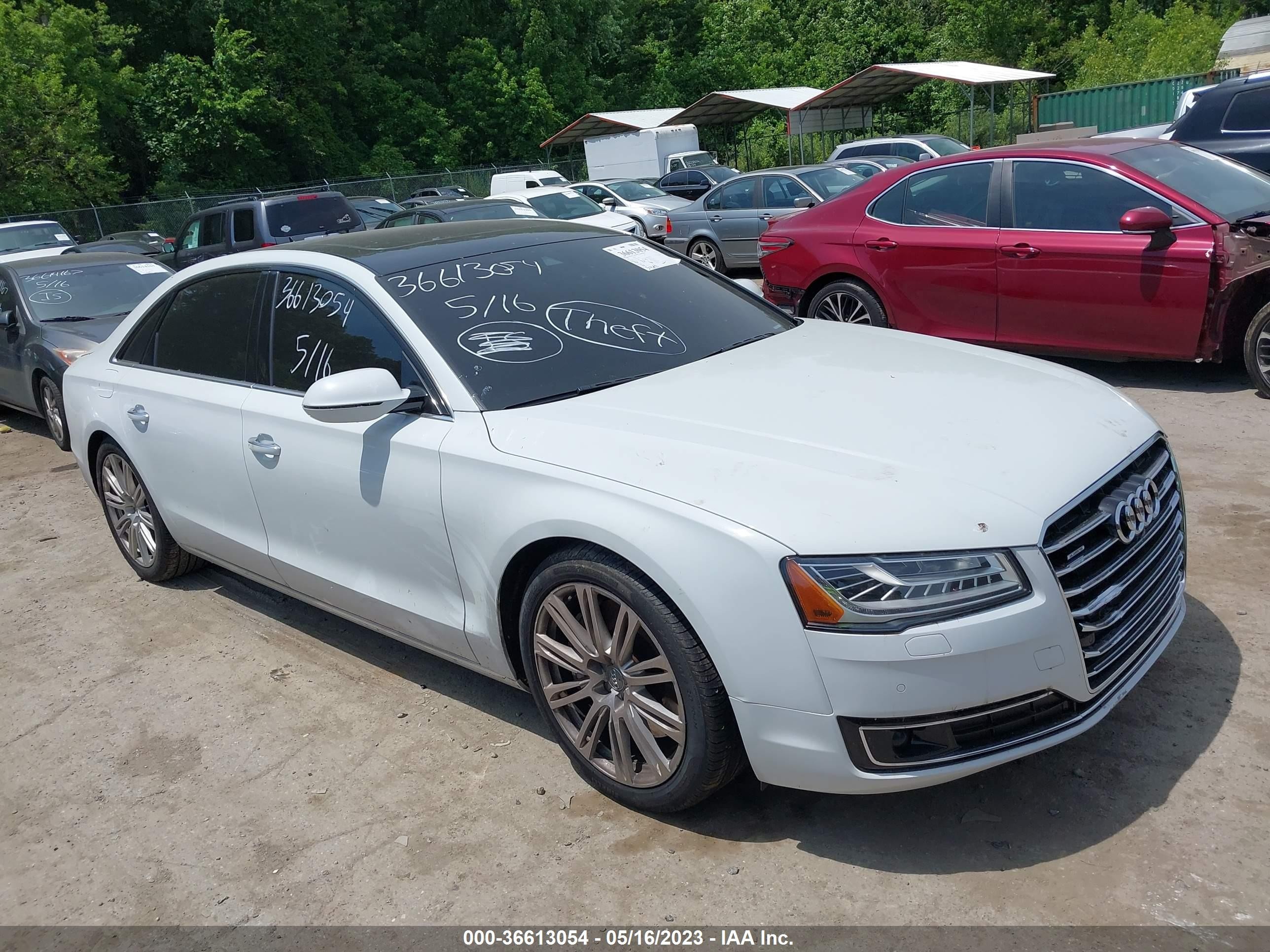 AUDI A8 2016 wau34afd2gn012498