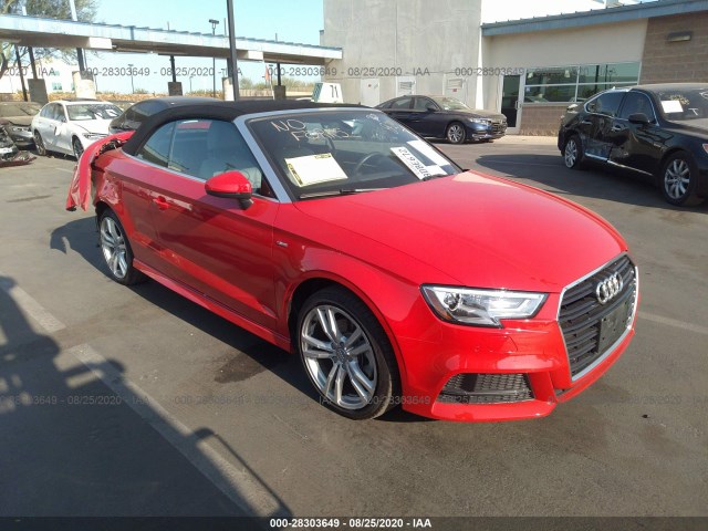 AUDI A3 CABRIOLET 2018 wau5ulff4j1049119