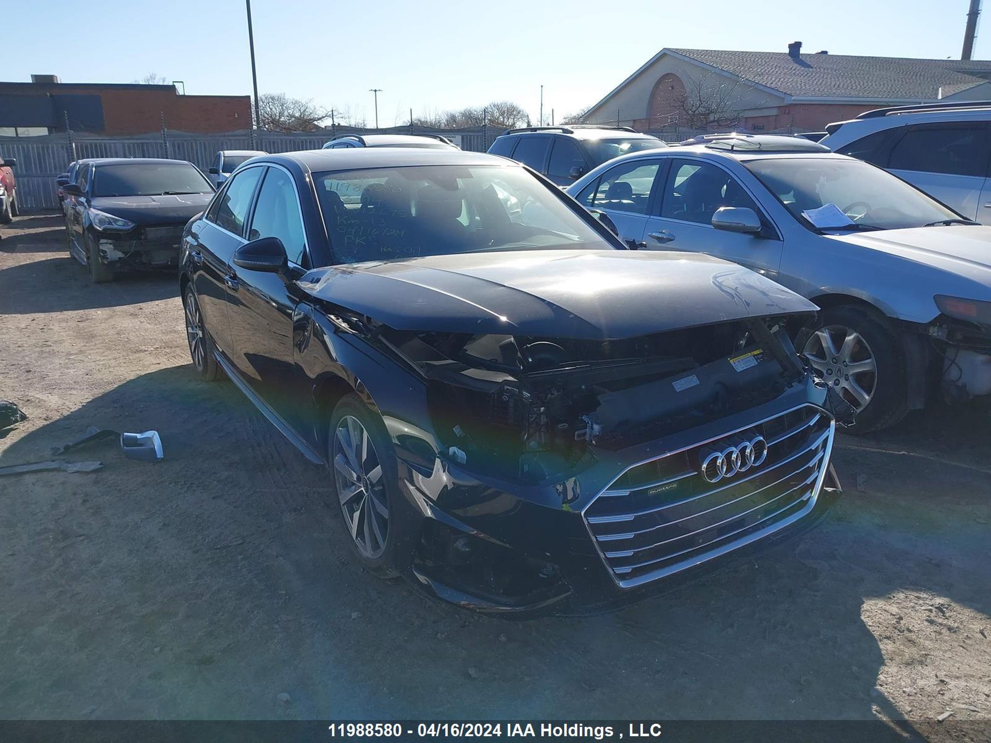 AUDI A4 2023 wauaaaf49pn012675