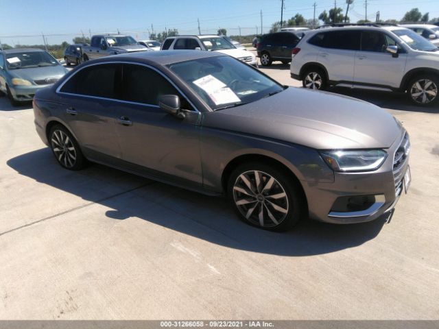 AUDI A4 SEDAN 2021 wauabaf44ma061167