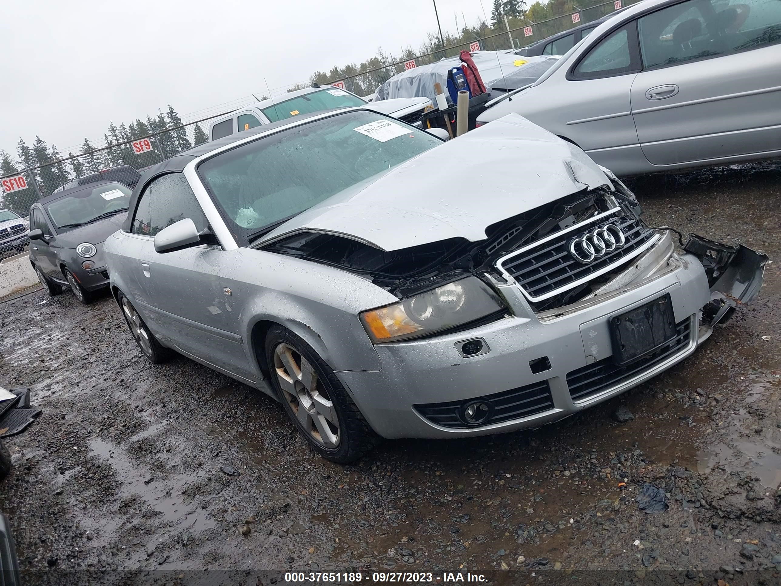 AUDI A4 2006 wauac48h36k006477