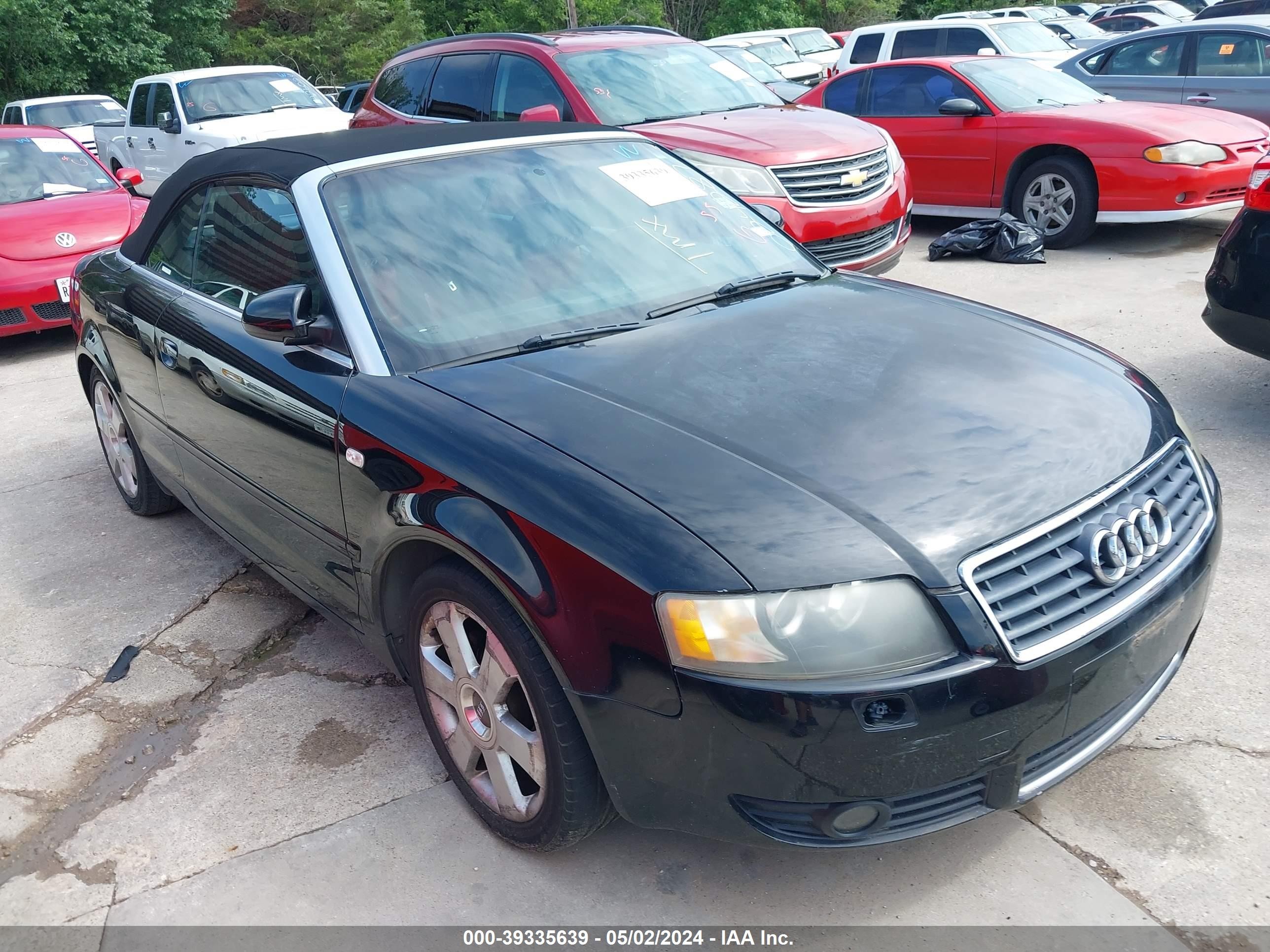 AUDI A4 2004 wauac48h44k024287