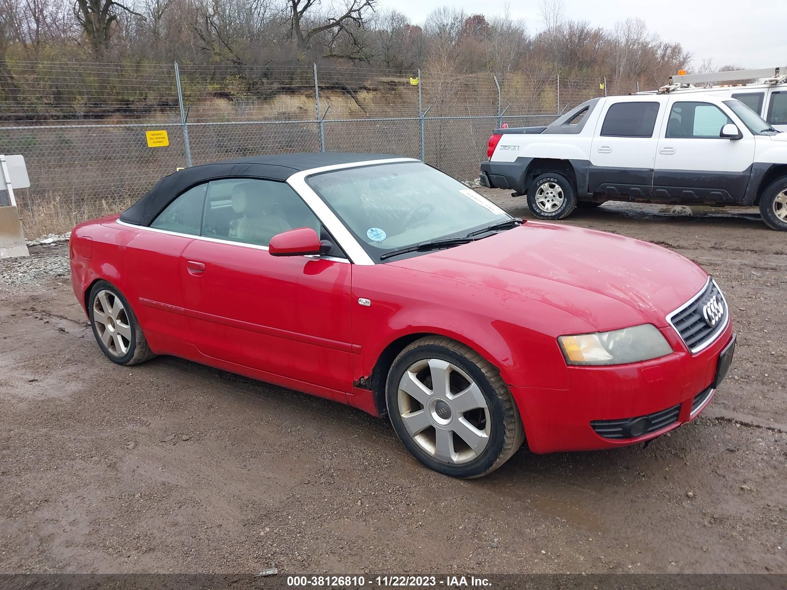 AUDI A4 2006 wauac48h46k006245