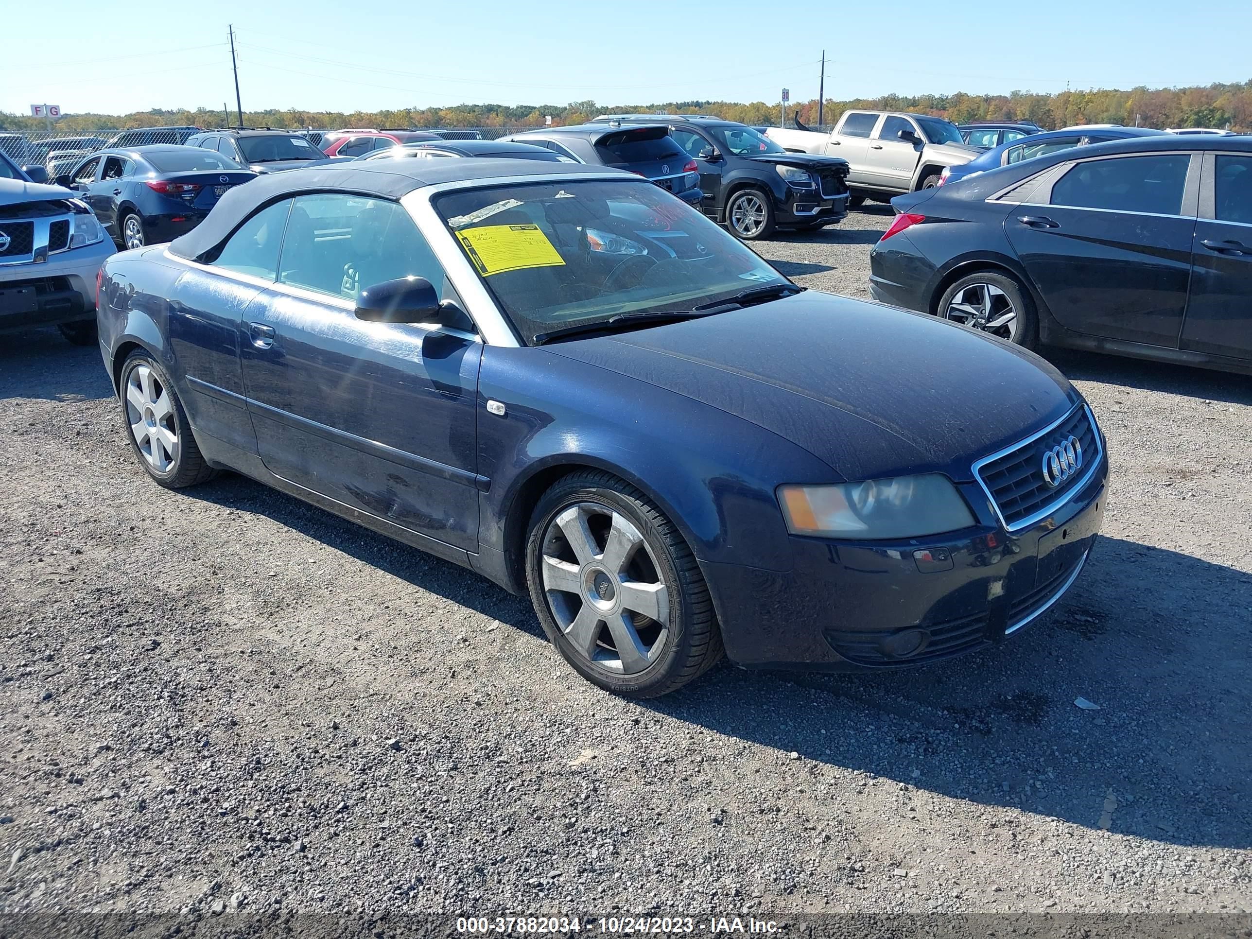 AUDI A4 2006 wauac48h86k011710