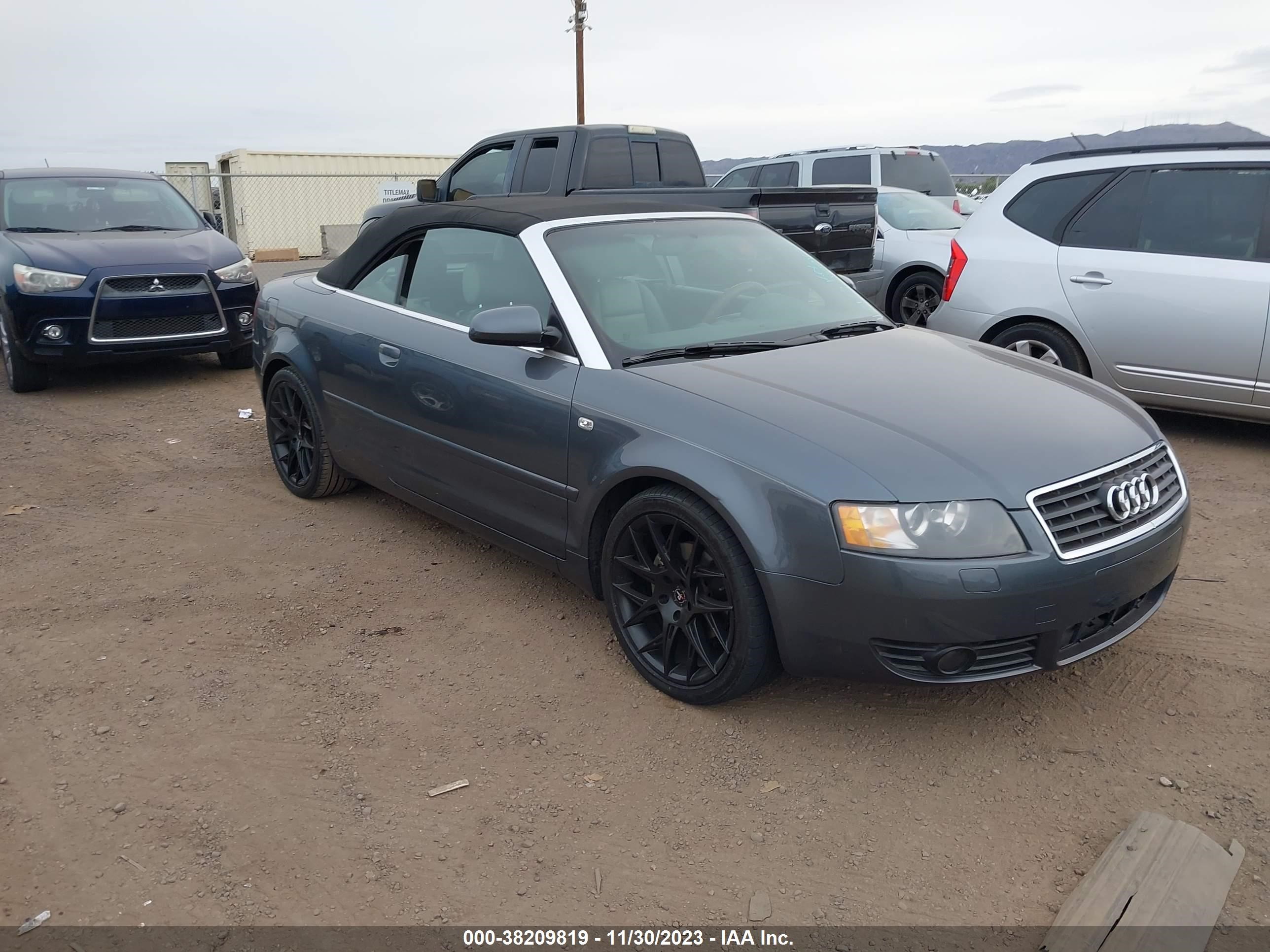 AUDI A4 2004 wauac48hx4k001595