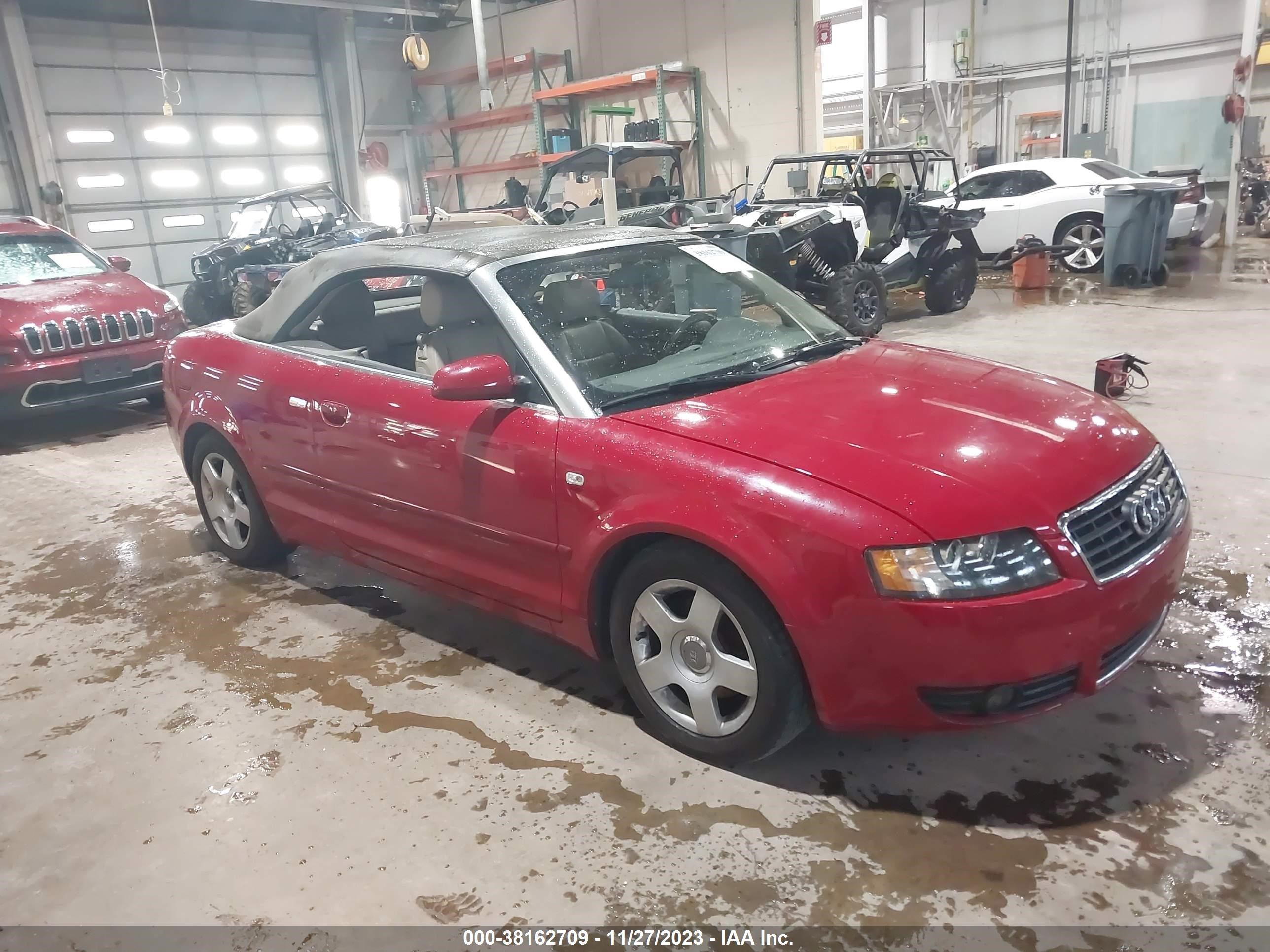 AUDI A4 2005 wauac48hx5k011111