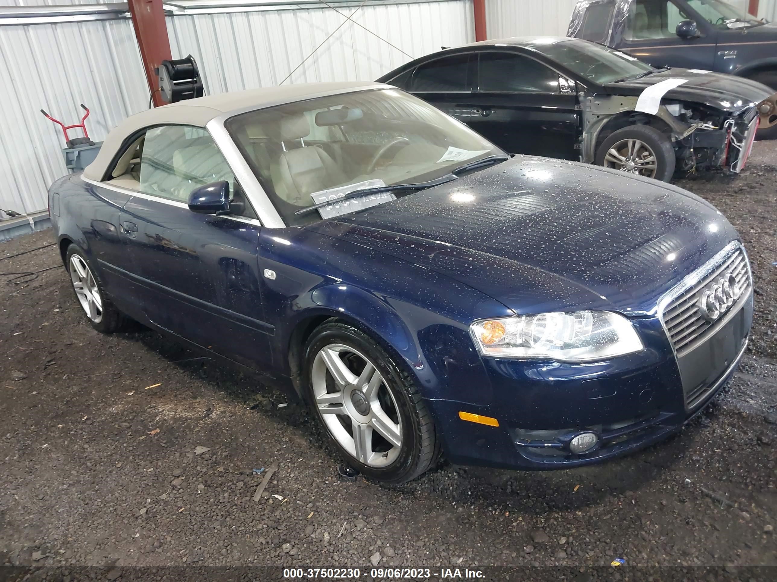 AUDI A4 2007 wauaf48h27k022940