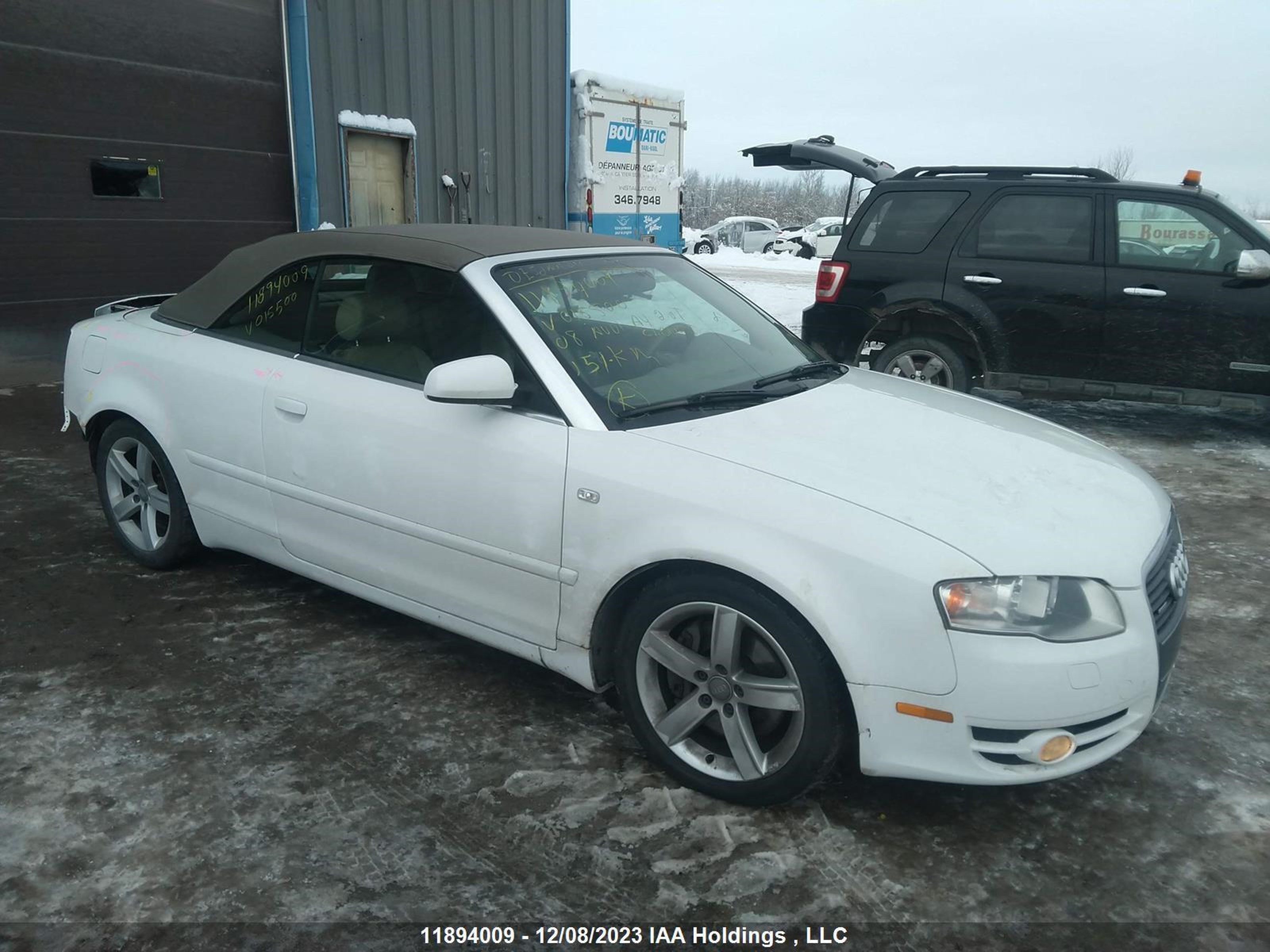 AUDI A4 2008 wauaf48h38k015500