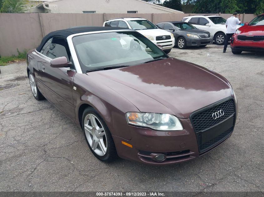 AUDI A4 2008 wauaf48h78k012437