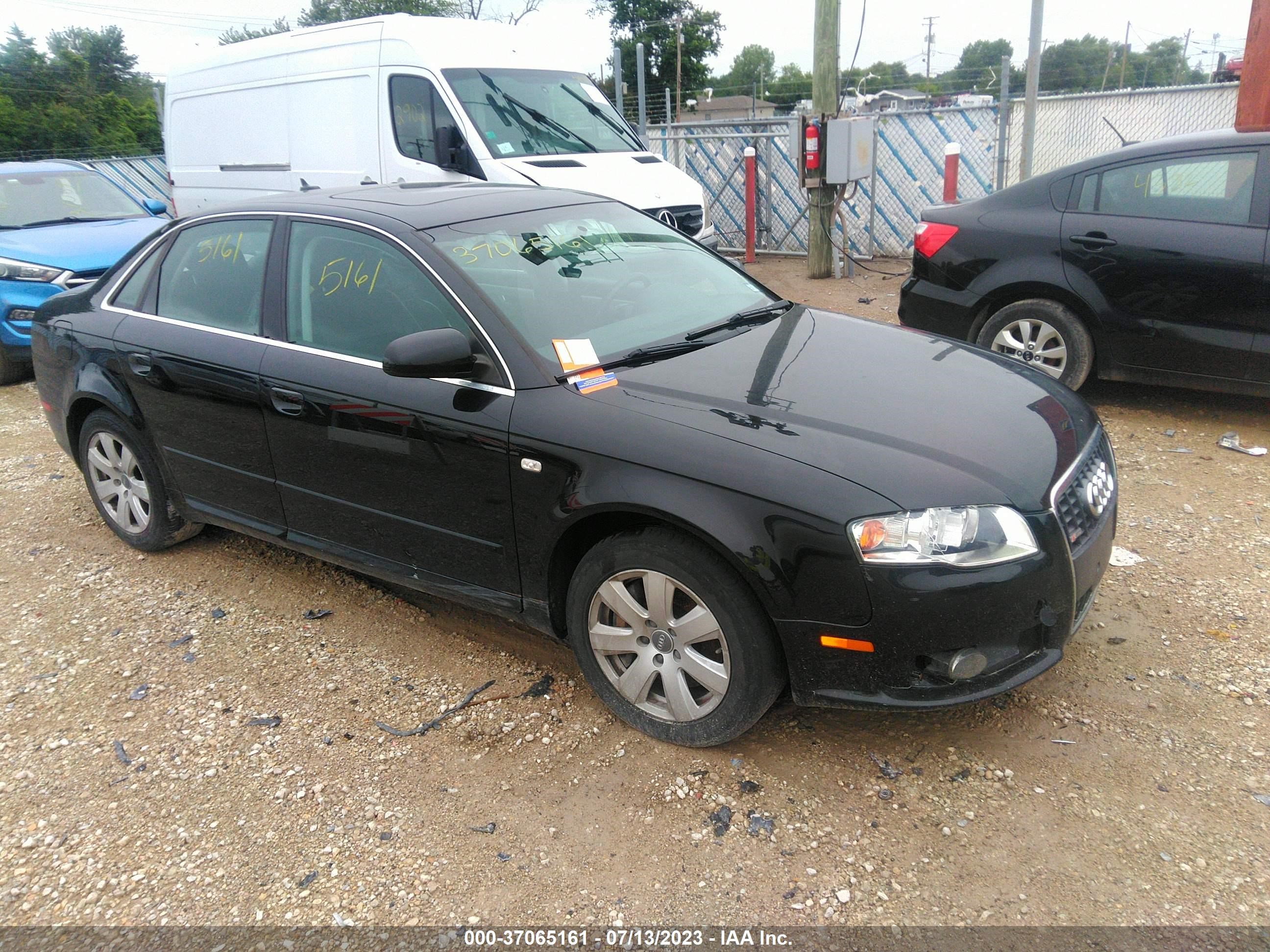 AUDI A4 2008 wauaf78e08a072699