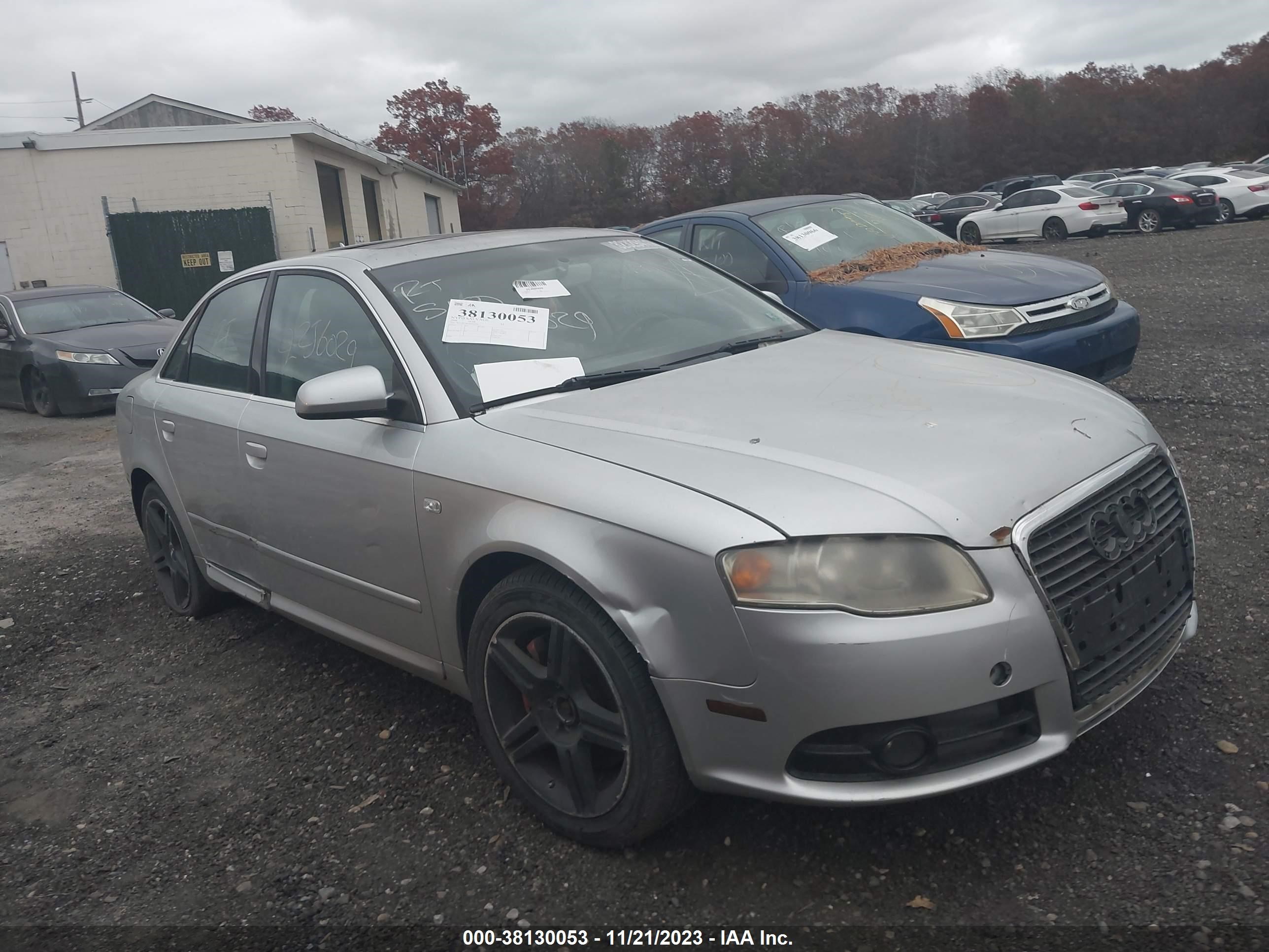 AUDI A4 2008 wauaf78e28a030292