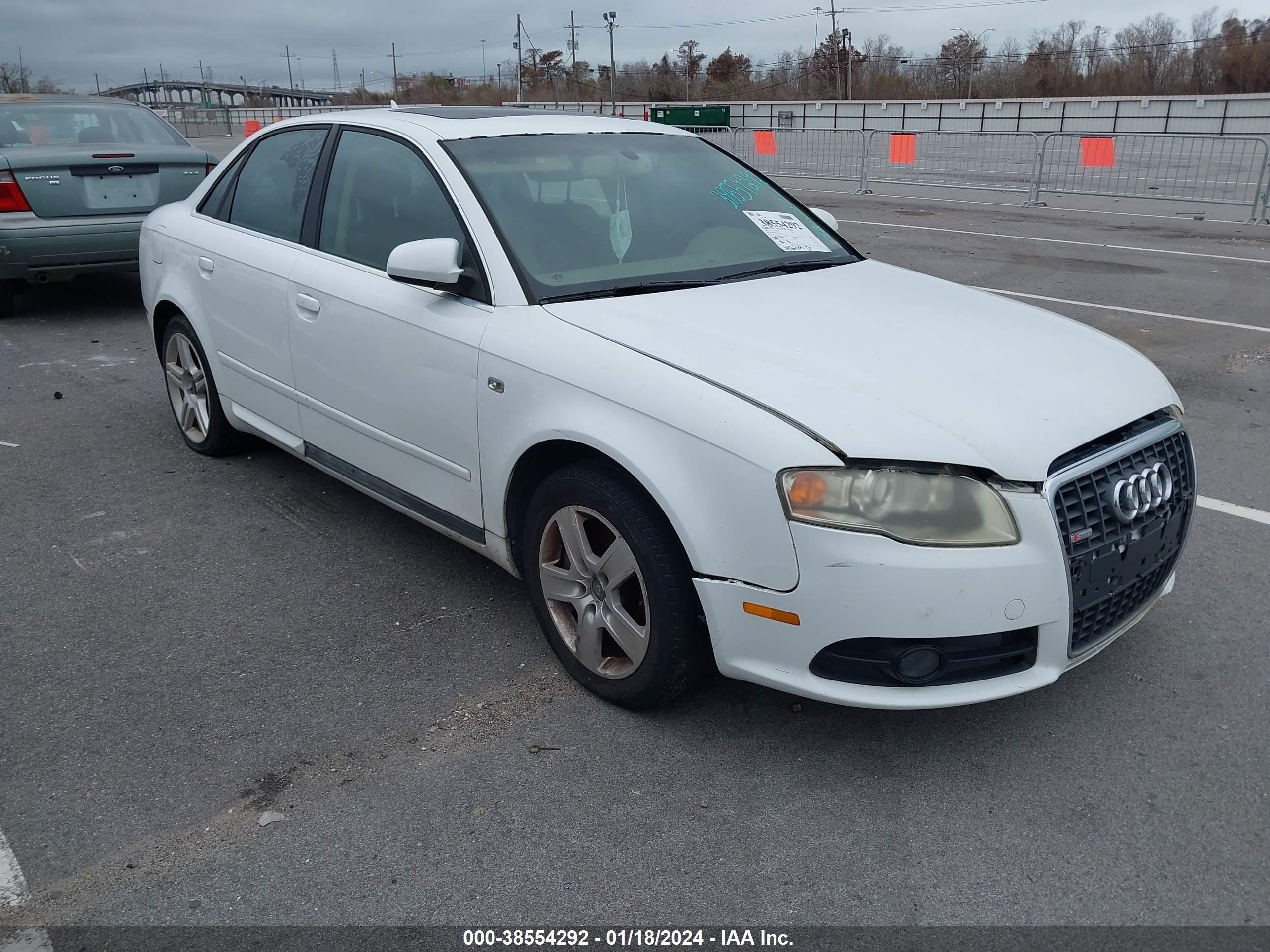 AUDI A4 2008 wauaf78e38a059185