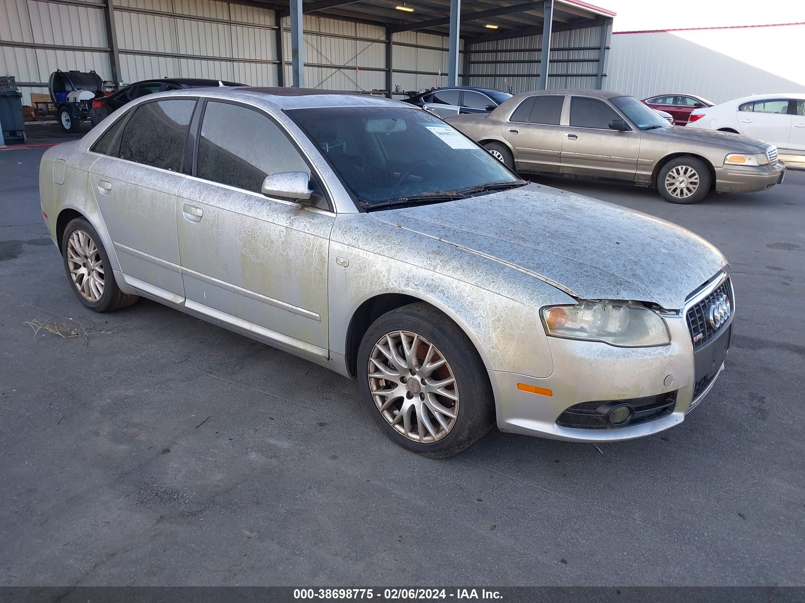 AUDI A4 2008 wauaf78e58a131987