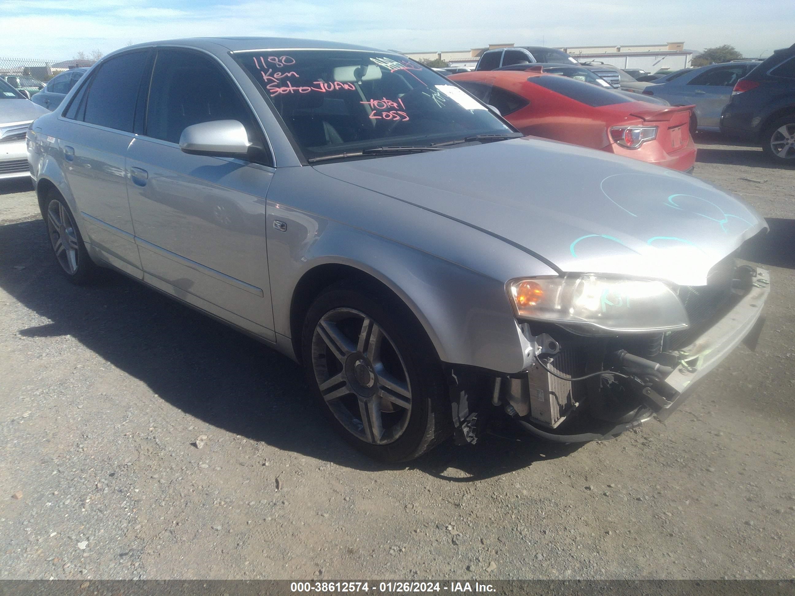 AUDI A4 2007 wauaf78e97a172279