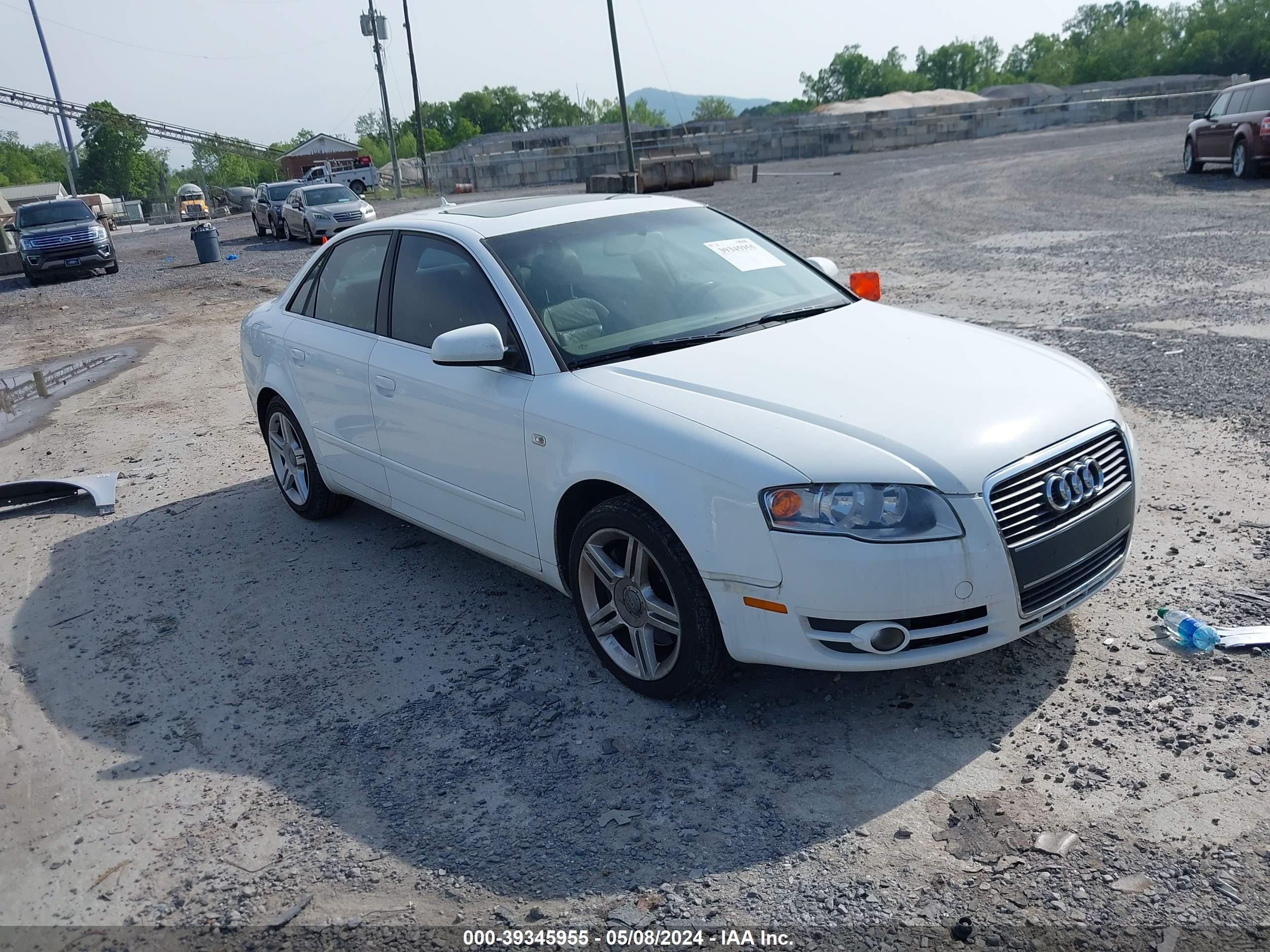 AUDI A4 2007 wauaf78ex7a203605