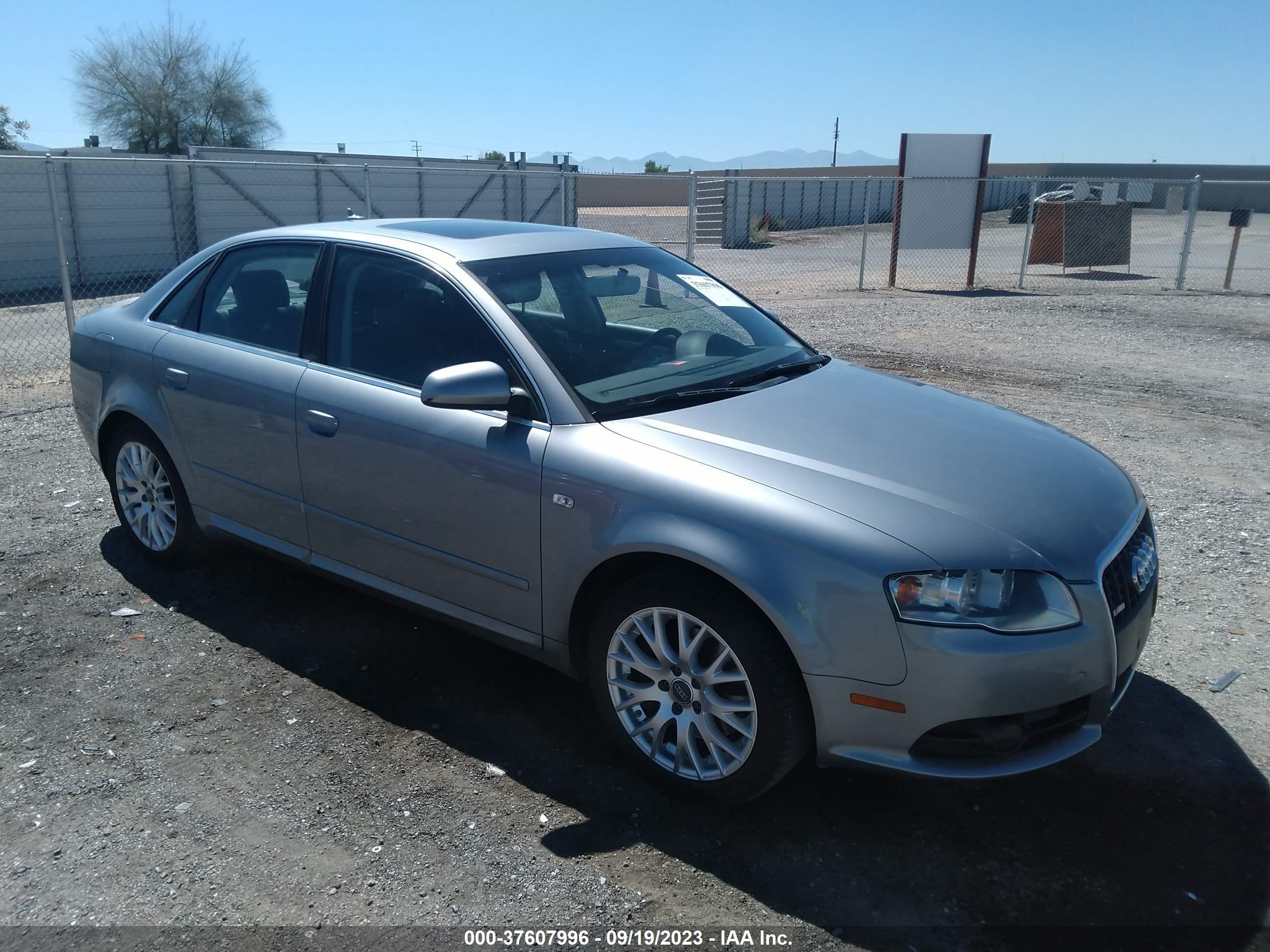 AUDI A4 2008 wauaf78ex8a135503