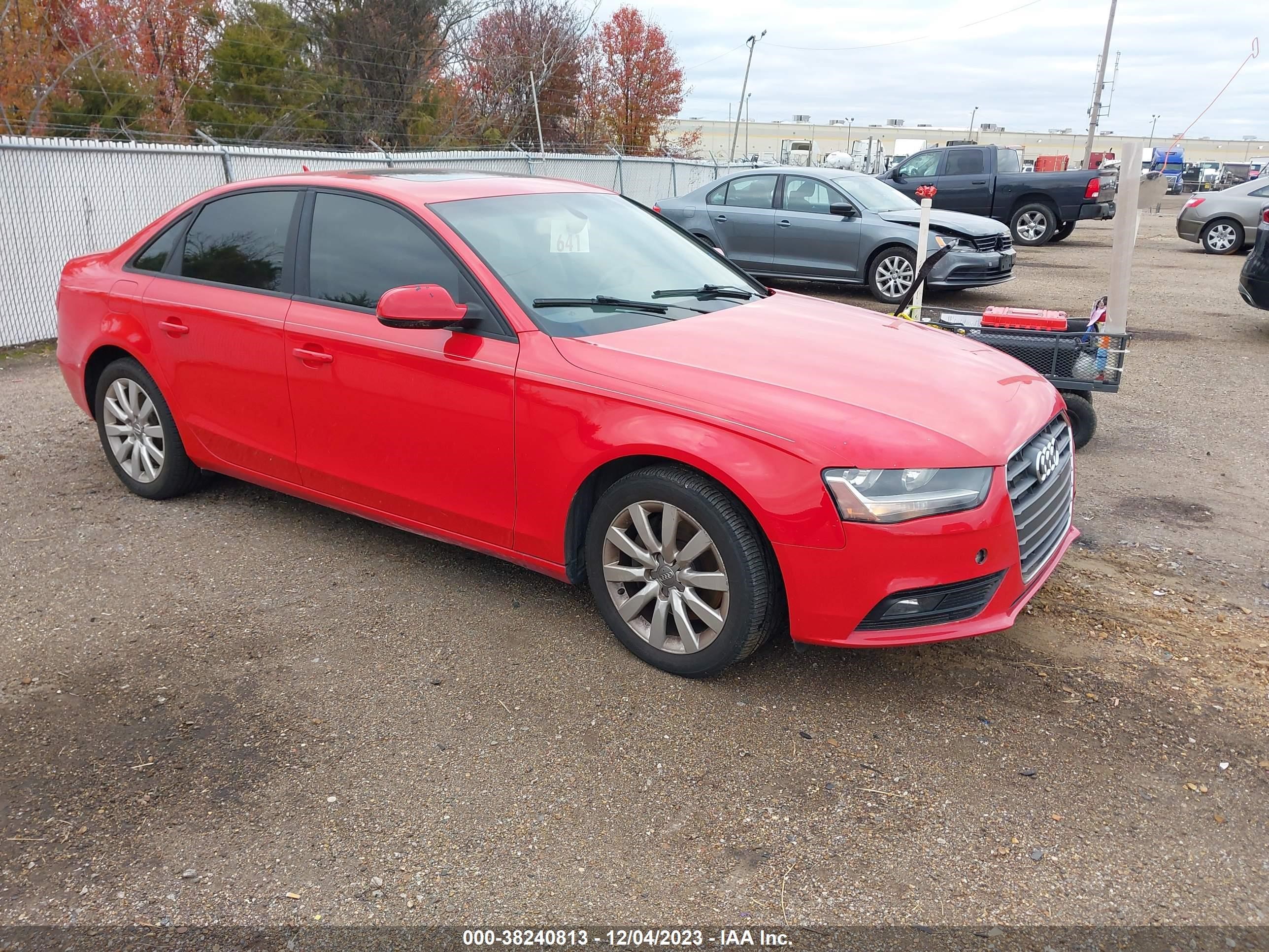 AUDI A4 2014 wauafafl0ea058232