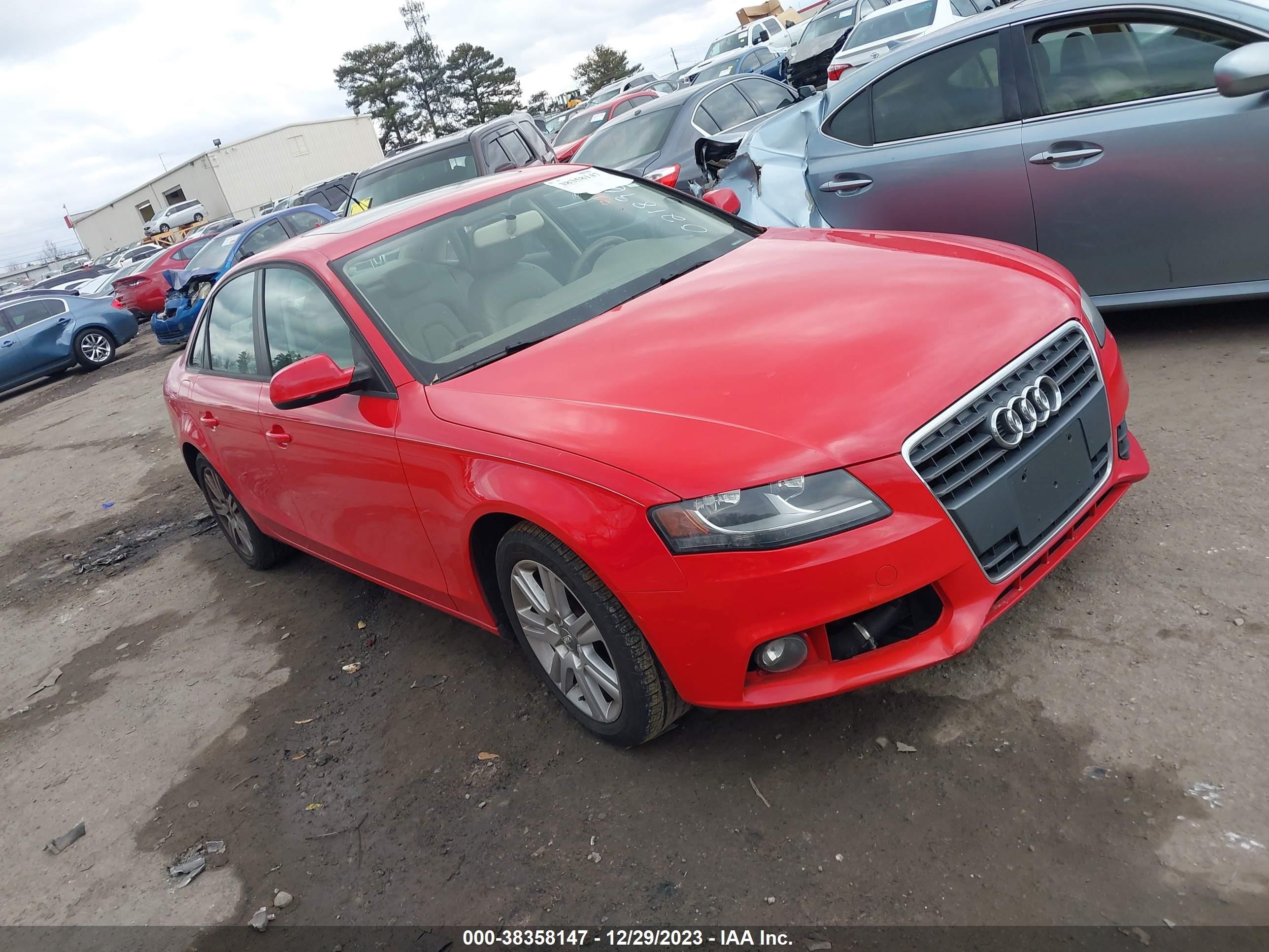 AUDI A4 PREMIUM 2010 wauafafl3an021890