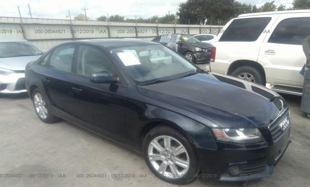 AUDI A4 2010 wauafafl4an027617