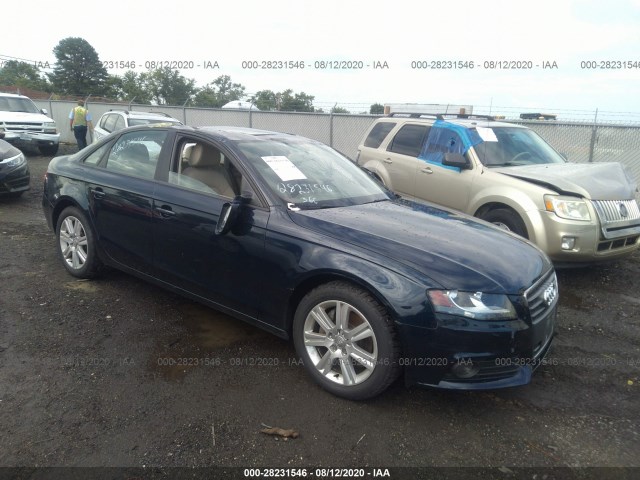 AUDI A4 2011 wauafafl4bn037856