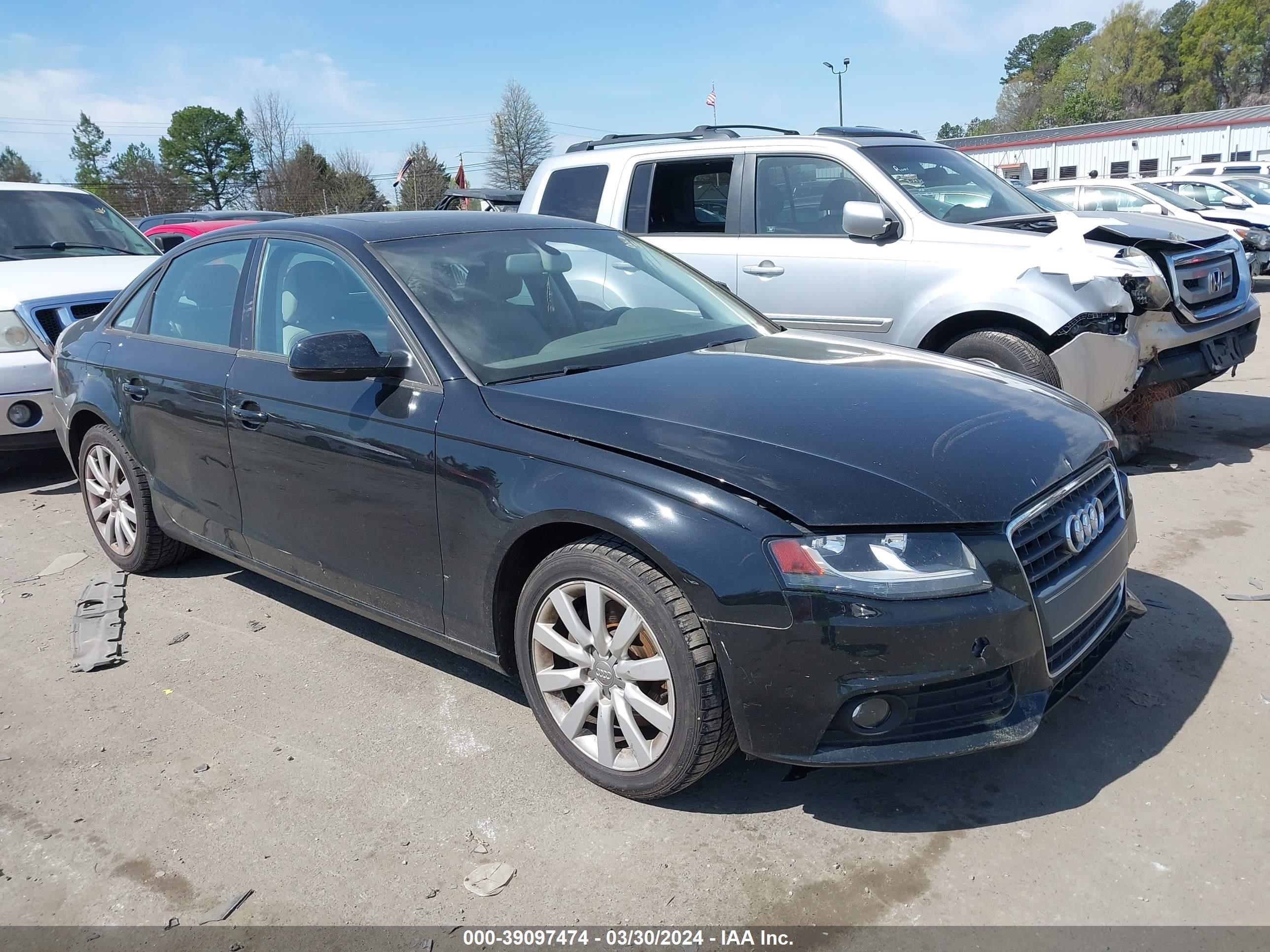 AUDI A4 2012 wauafafl4cn021187