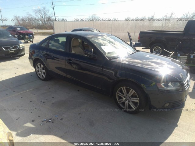 AUDI A4 2010 wauafafl5an023334