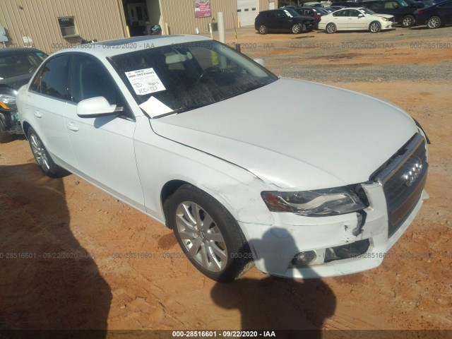 AUDI A4 2012 wauafafl5cn021151