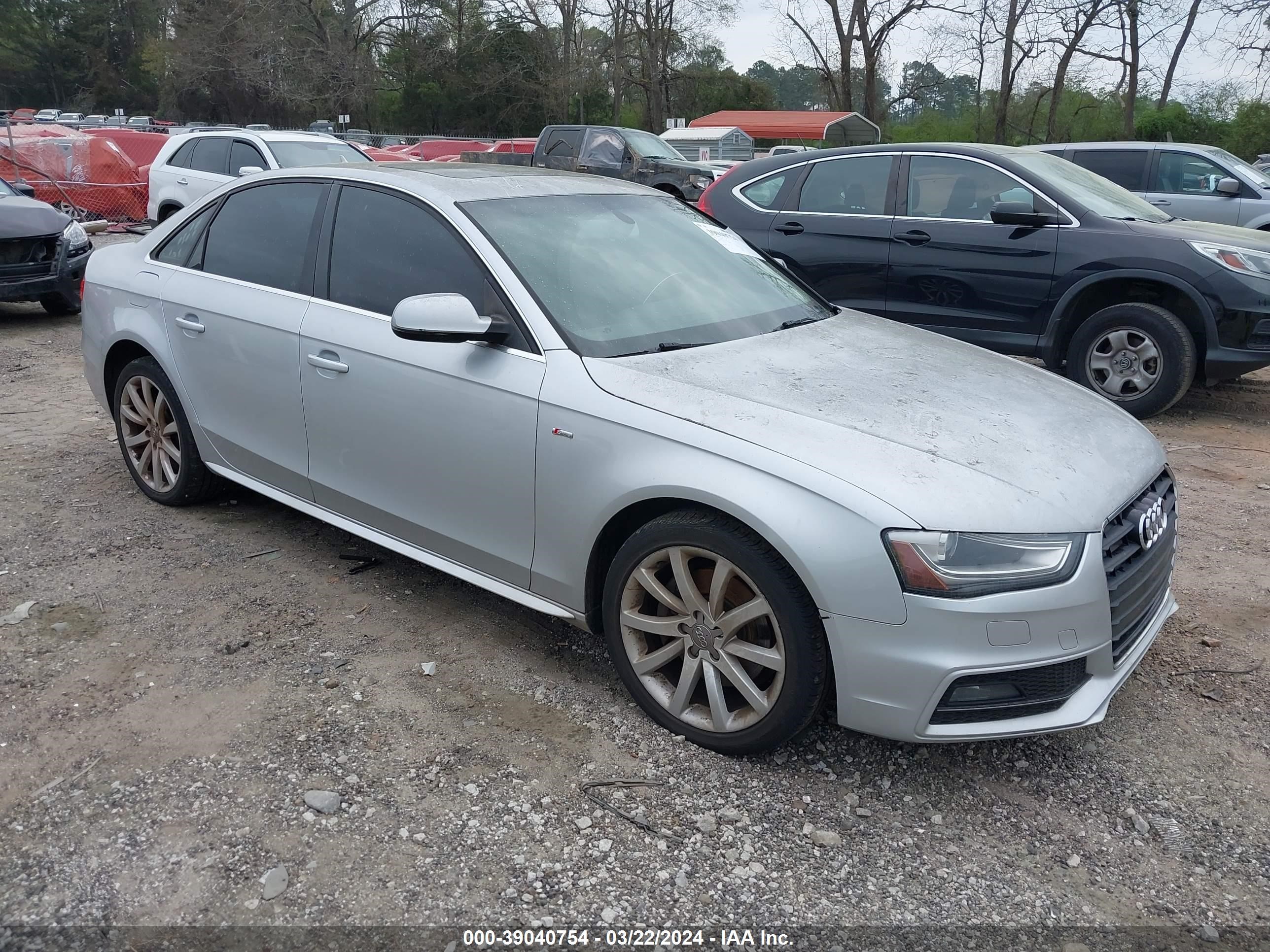 AUDI A4 2014 wauafafl6en025650