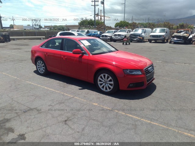 AUDI A4 2012 wauafaflxcn020996