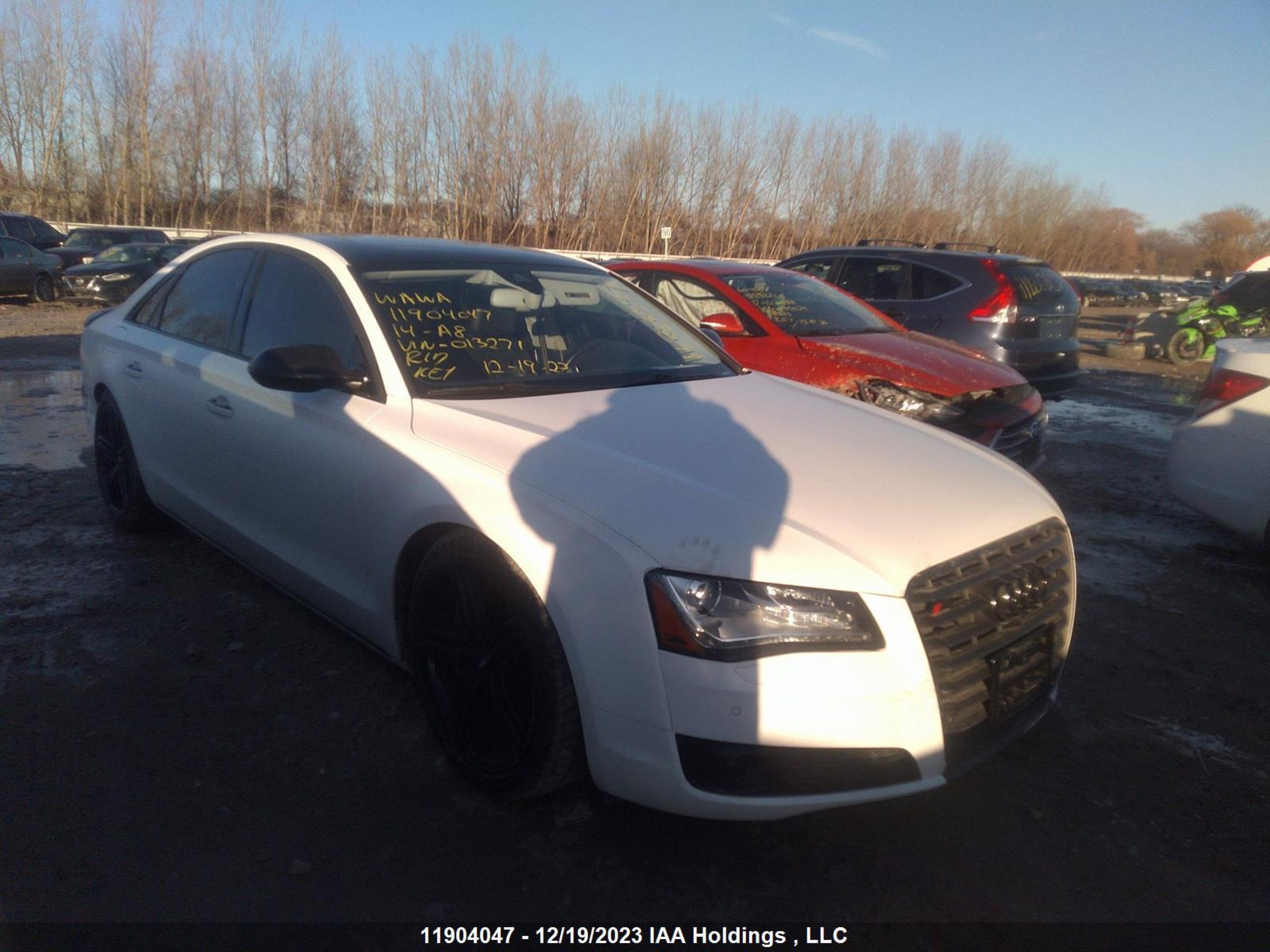 AUDI A8 2014 wauagafd7en013271