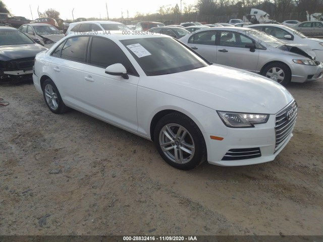 AUDI A4 2017 wauanaf43hn018297